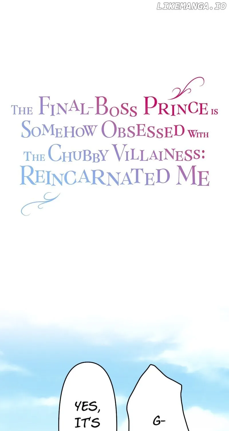 The Final-Boss Prince is Somehow Obsessed with the Chubby Villainess: Reincarnated Me Chapter 3 page 1 - 