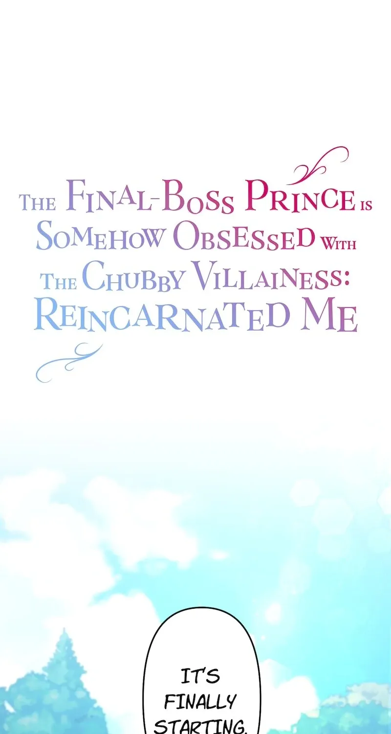 The Final-Boss Prince is Somehow Obsessed with the Chubby Villainess: Reincarnated Me Chapter 34 page 2 - 