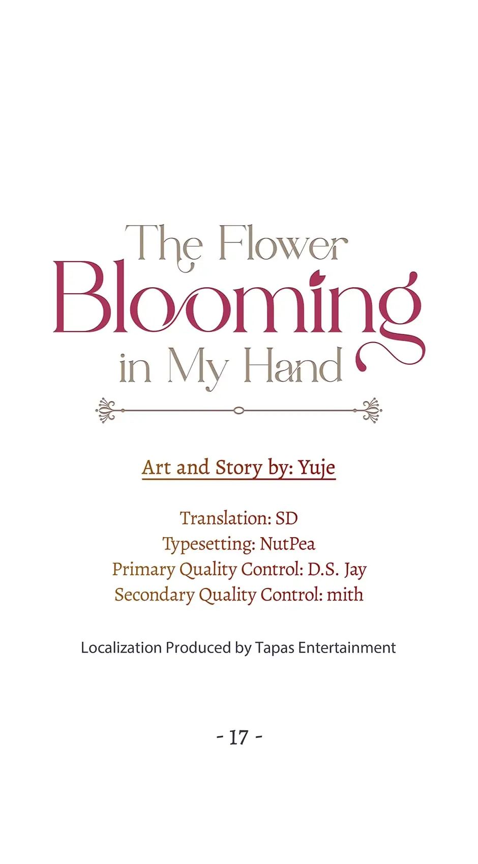 The Flower Blooming in My Hand Chapter 17 page 21 - 