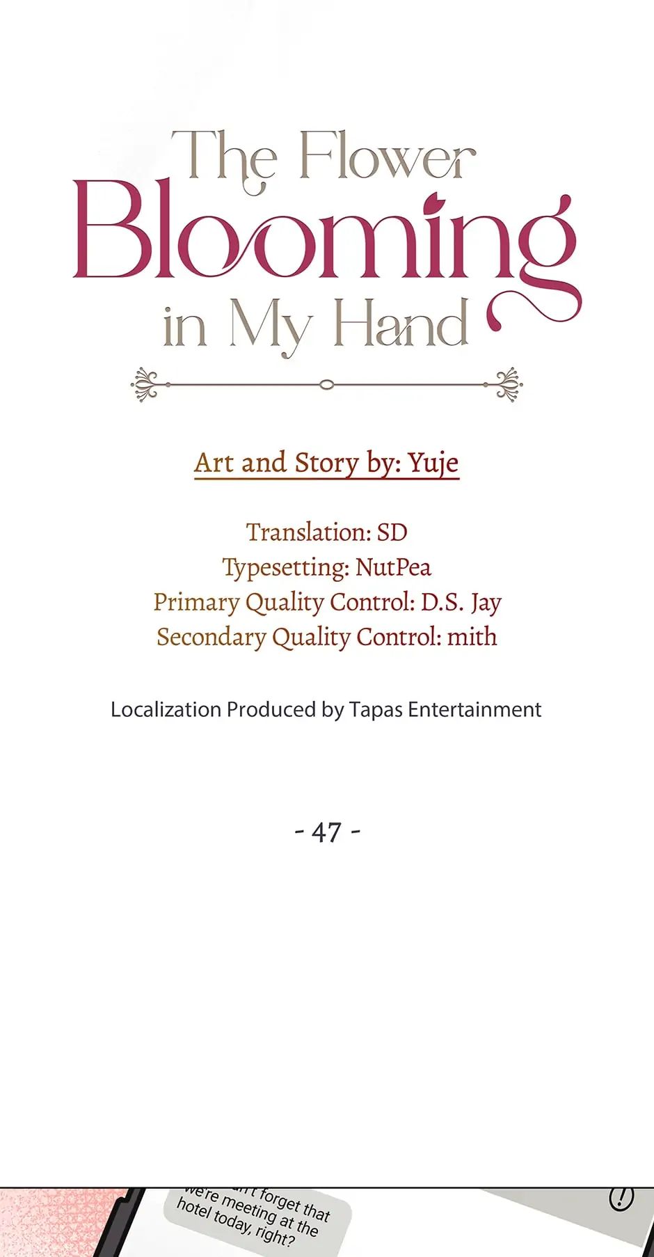 The Flower Blooming in My Hand Chapter 47 page 28 - 