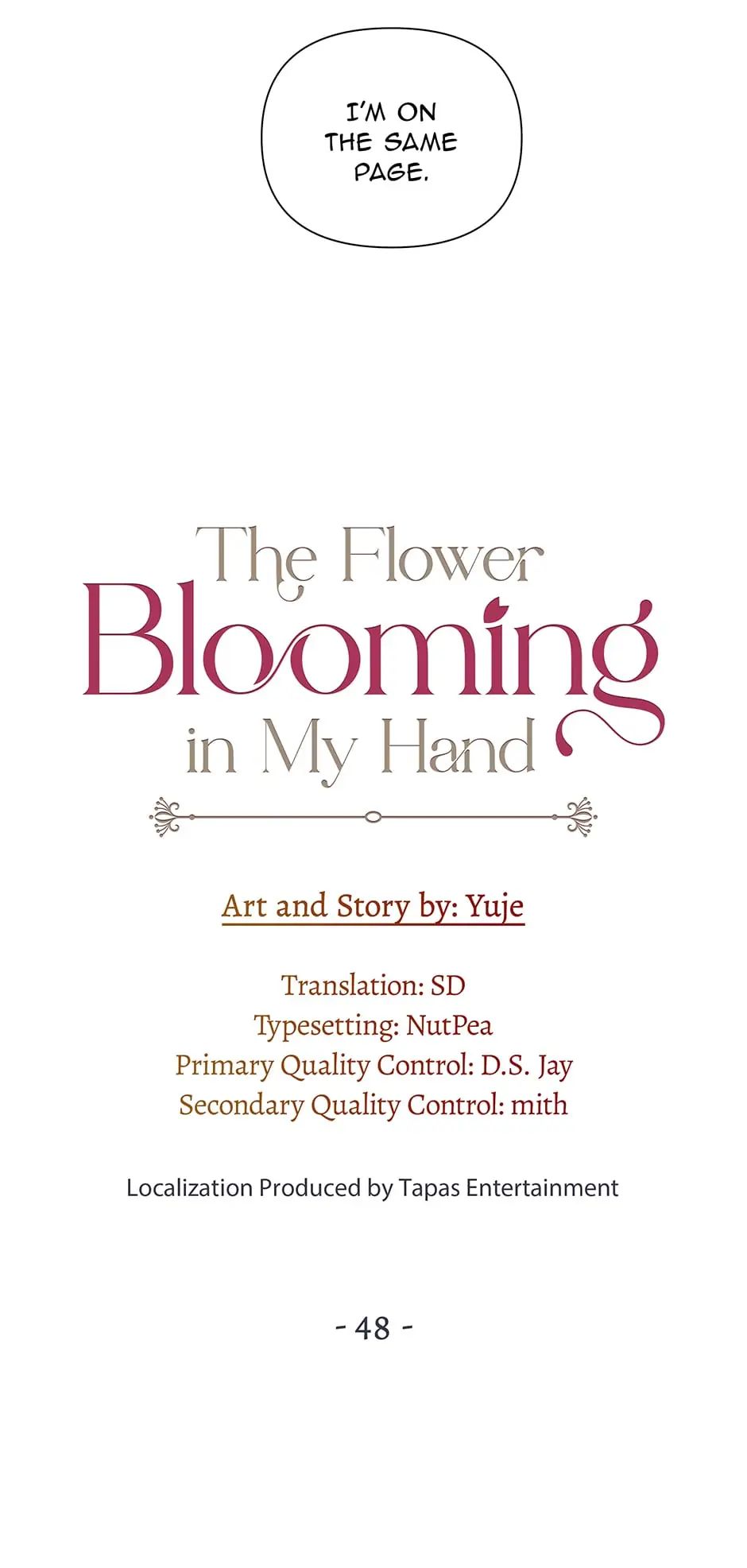 The Flower Blooming in My Hand Chapter 48 page 13 - 