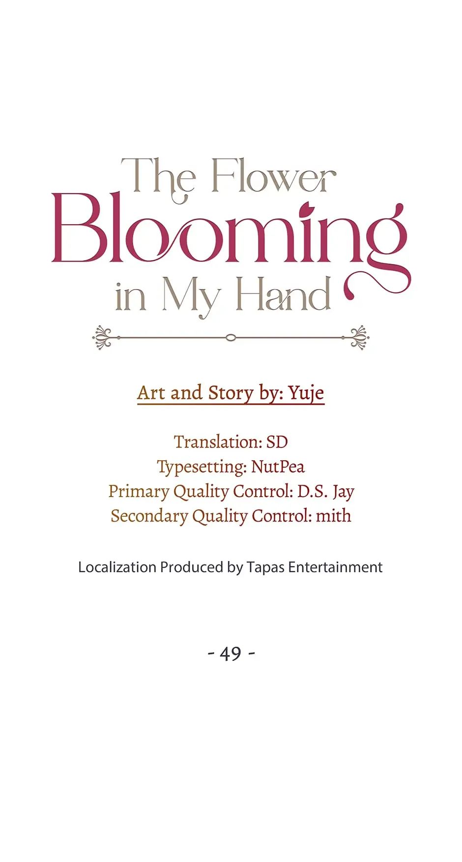 The Flower Blooming in My Hand Chapter 49 page 11 - 