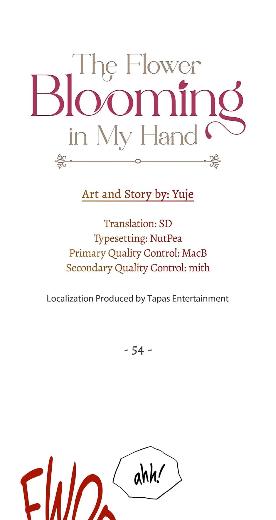 The Flower Blooming in My Hand Chapter 54 page 20 - 