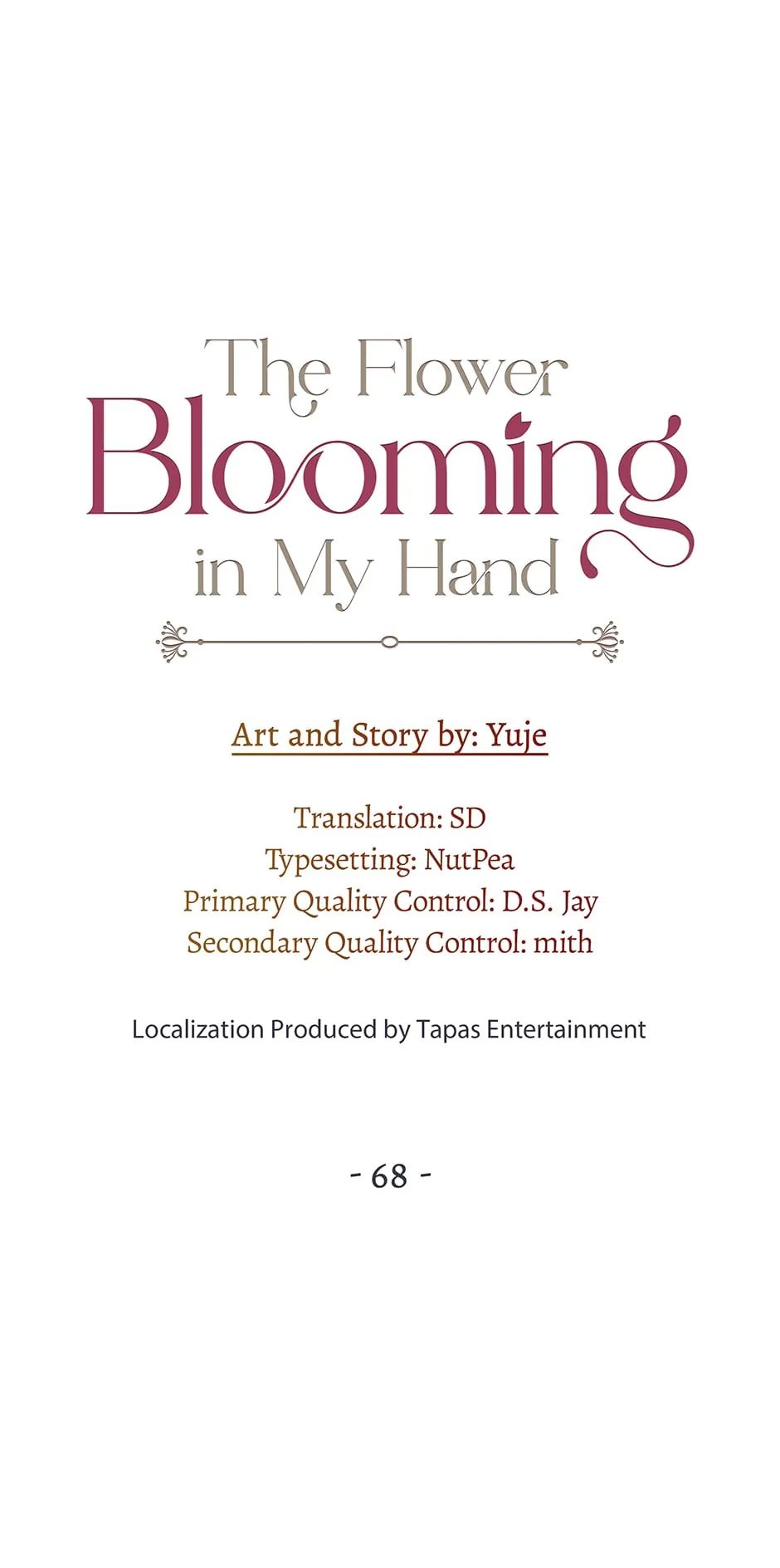 The Flower Blooming in My Hand Chapter 68 page 51 - 