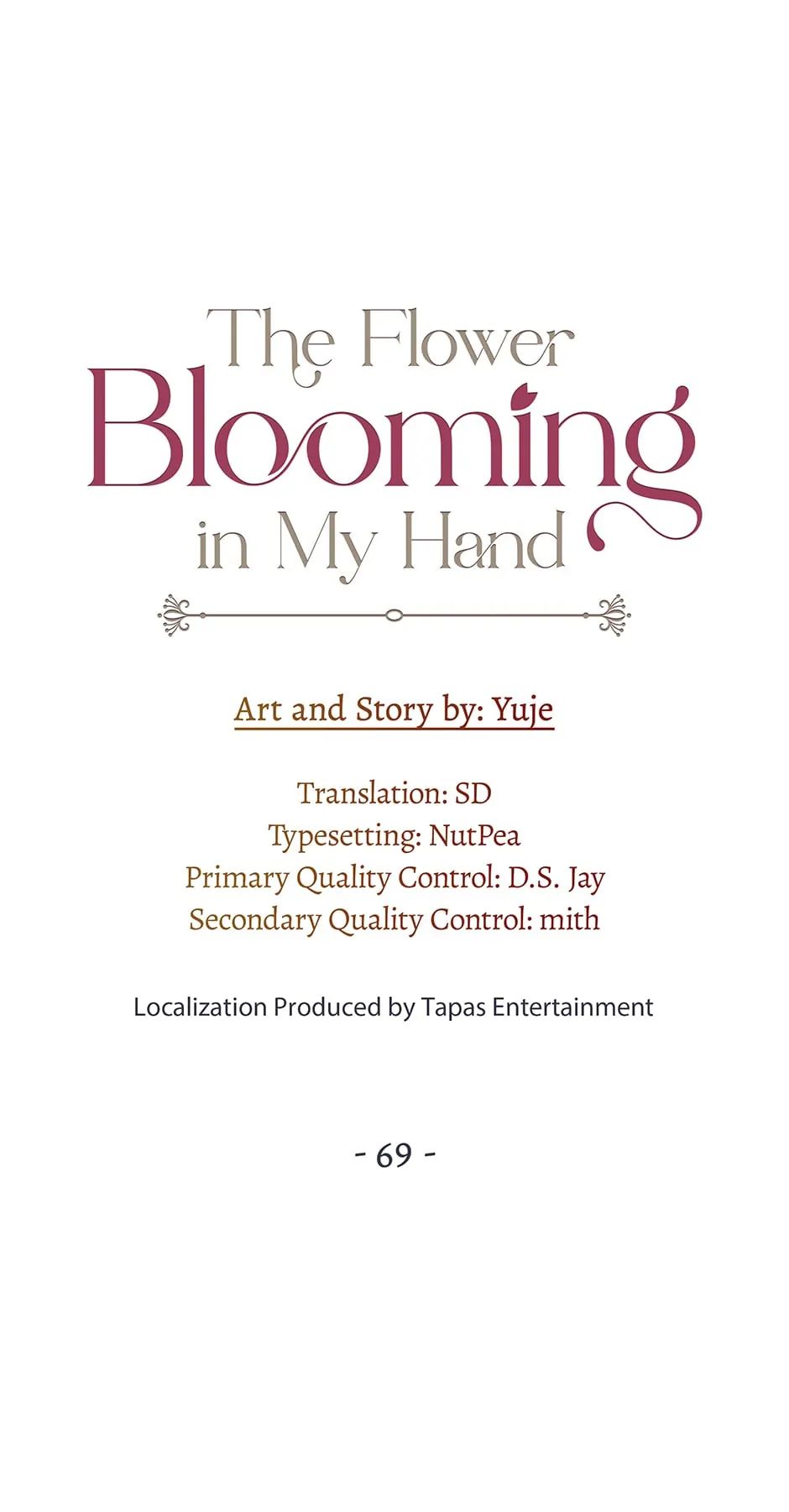 The Flower Blooming in My Hand Chapter 69 page 33 - 