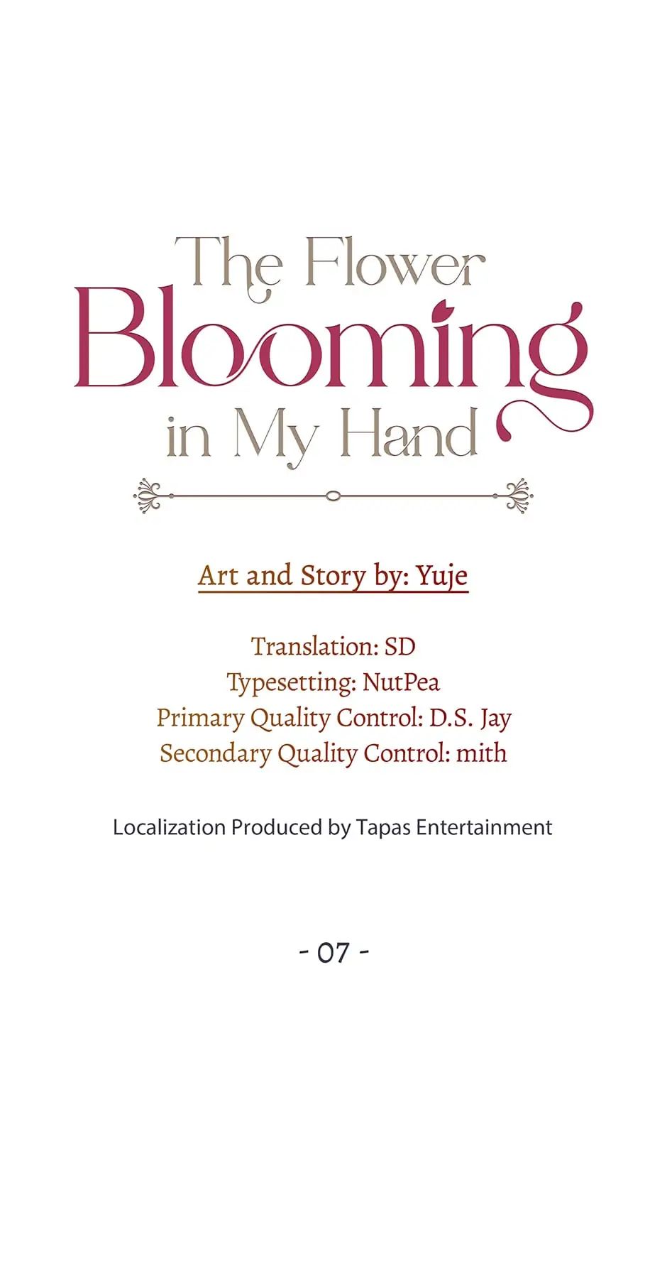 The Flower Blooming in My Hand Chapter 7 page 16 - 