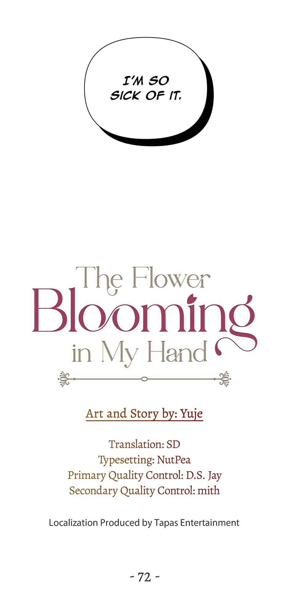 The Flower Blooming in My Hand Chapter 72 page 42 - 