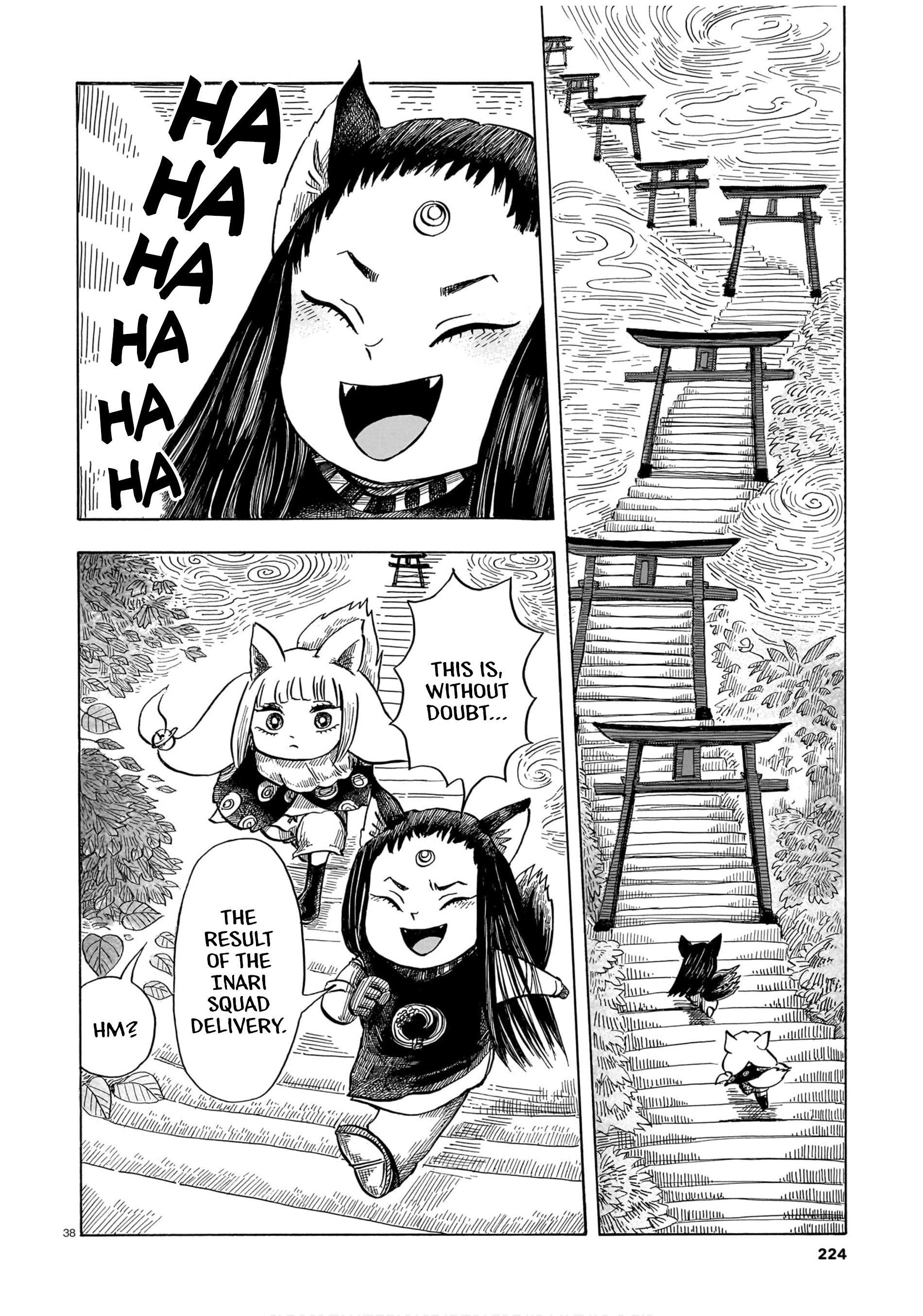 The Fox Envoys from the Hamatsuri Village Chapter 0 page 38 - 