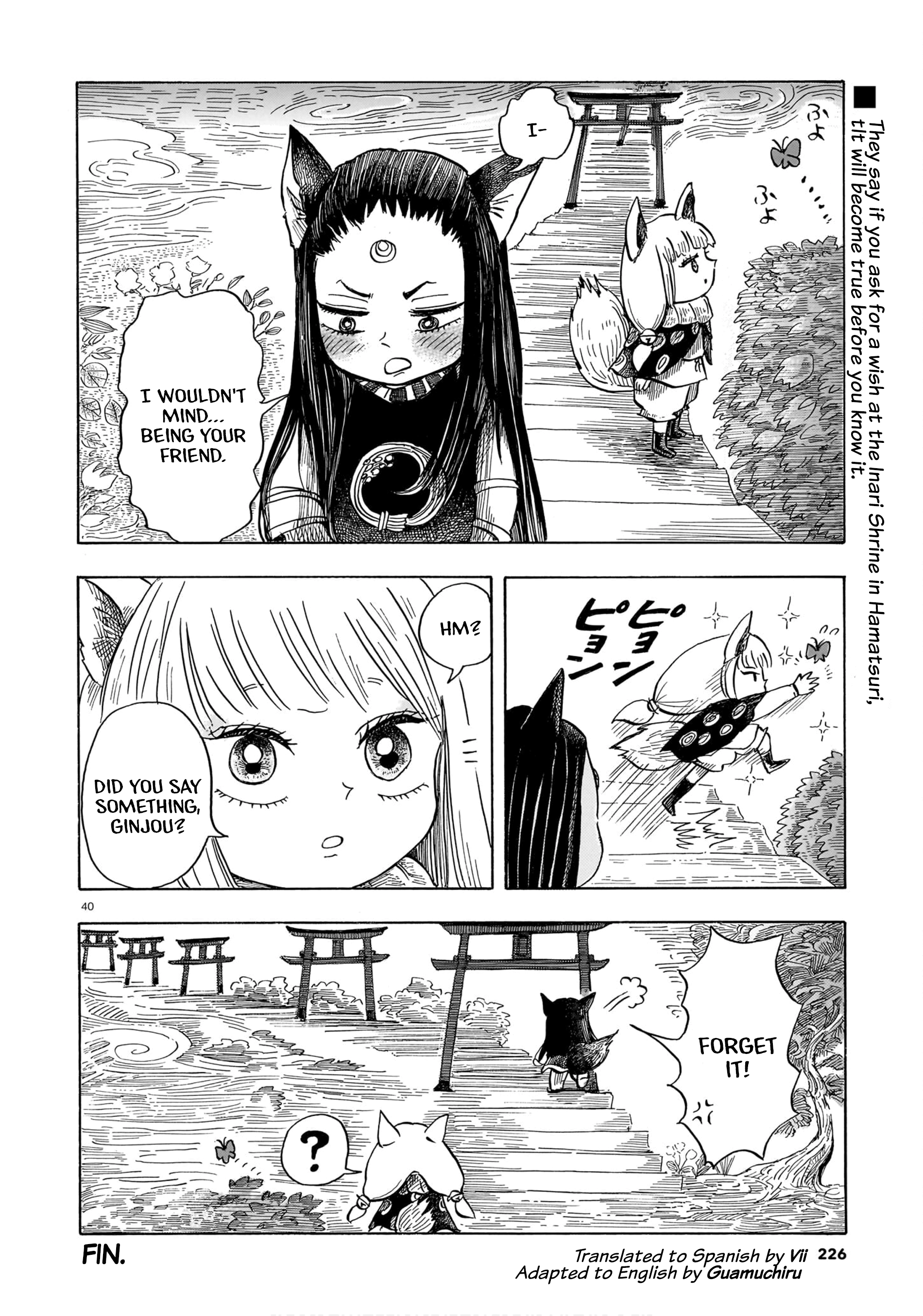 The Fox Envoys from the Hamatsuri Village Chapter 0 page 40 - 