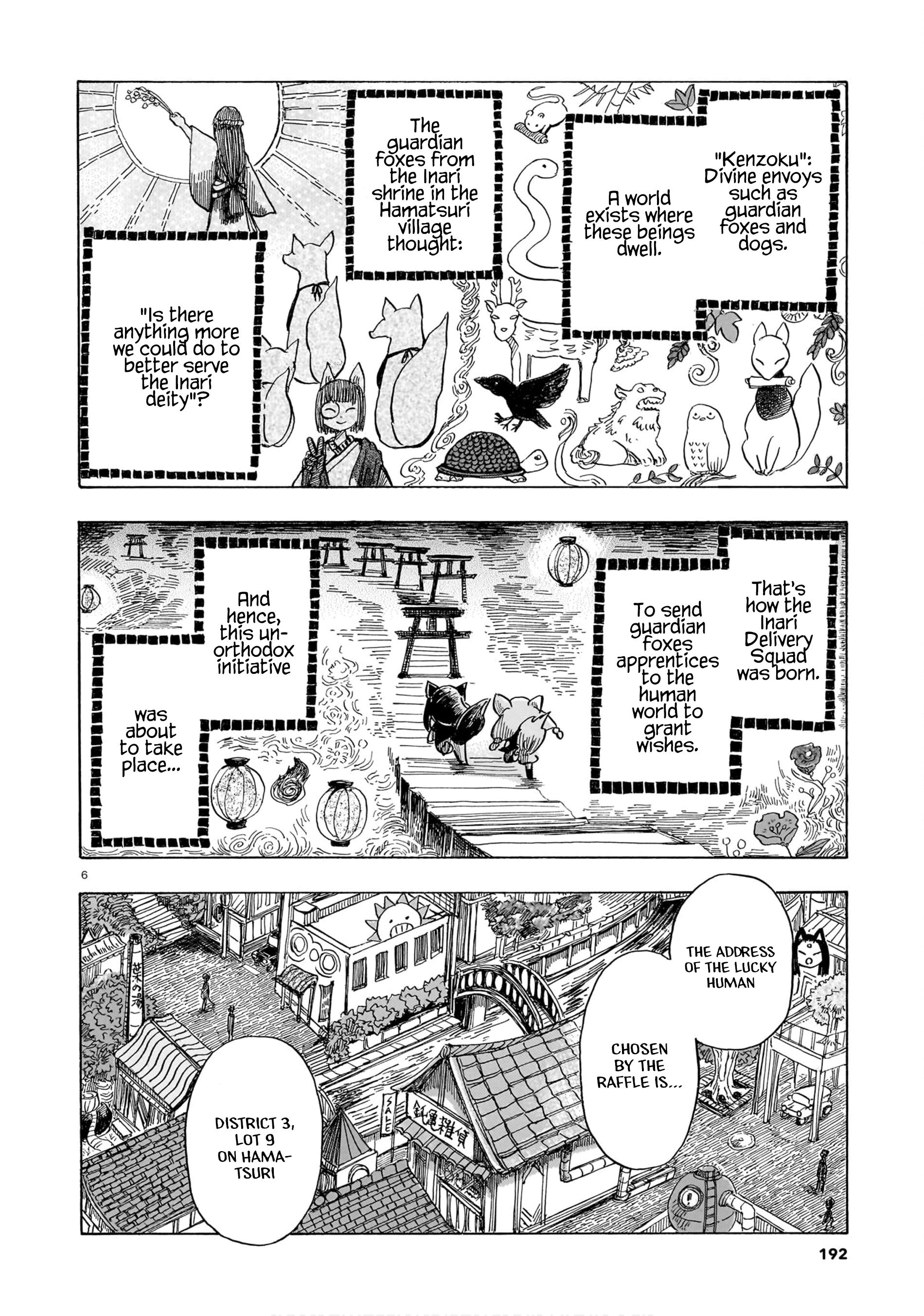 The Fox Envoys from the Hamatsuri Village Chapter 0 page 6 - 