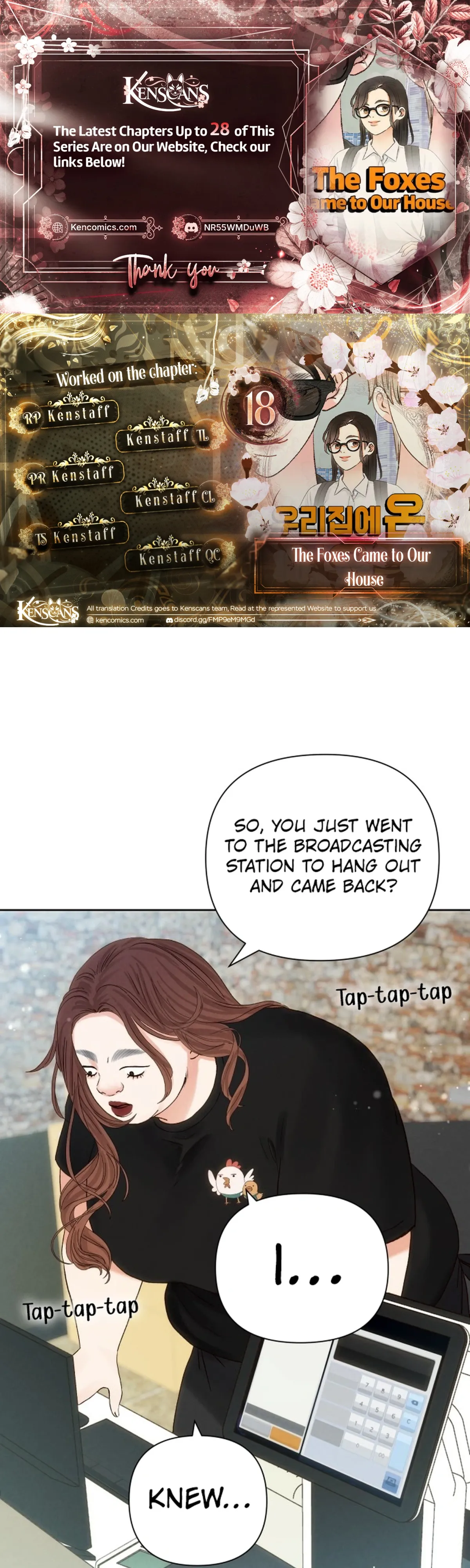 The Foxes Came to Our House Chapter 18 page 1 - 