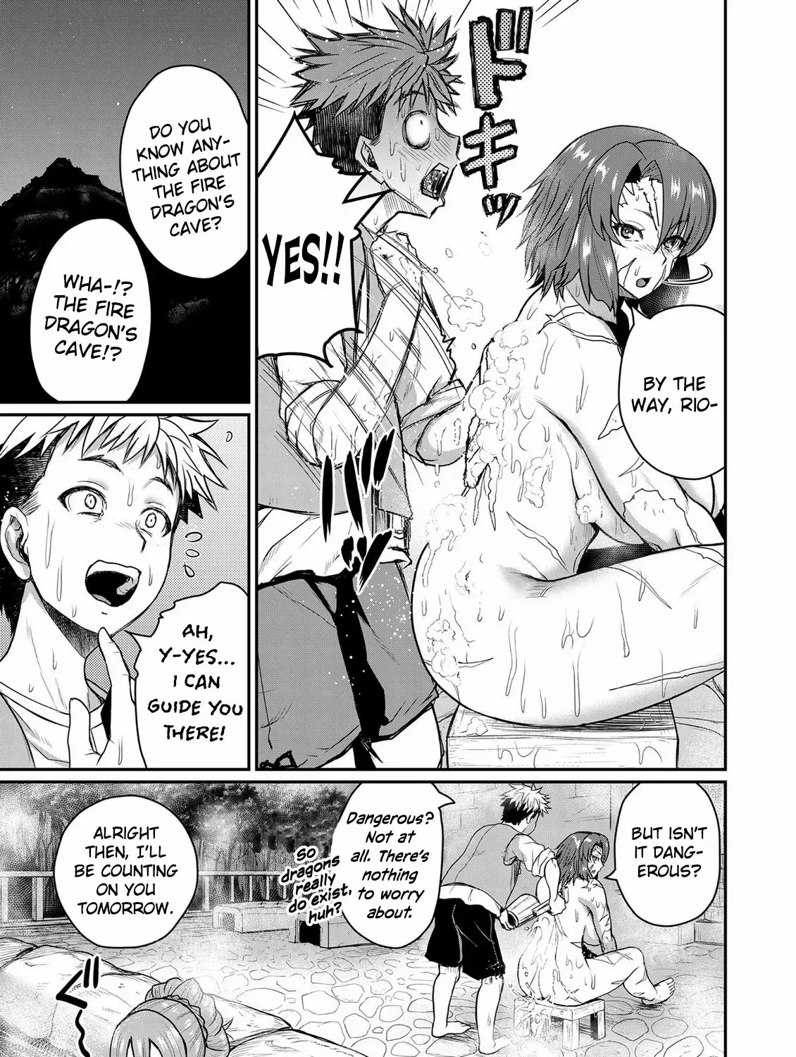 The Frontier Bathhouse Turns Into a Harem: The Overpowered Effects of a Run-Down Hot Spring Deep in the Mountains Make It Super Popular with Female Adventurers Chapter 1 page 38 - 