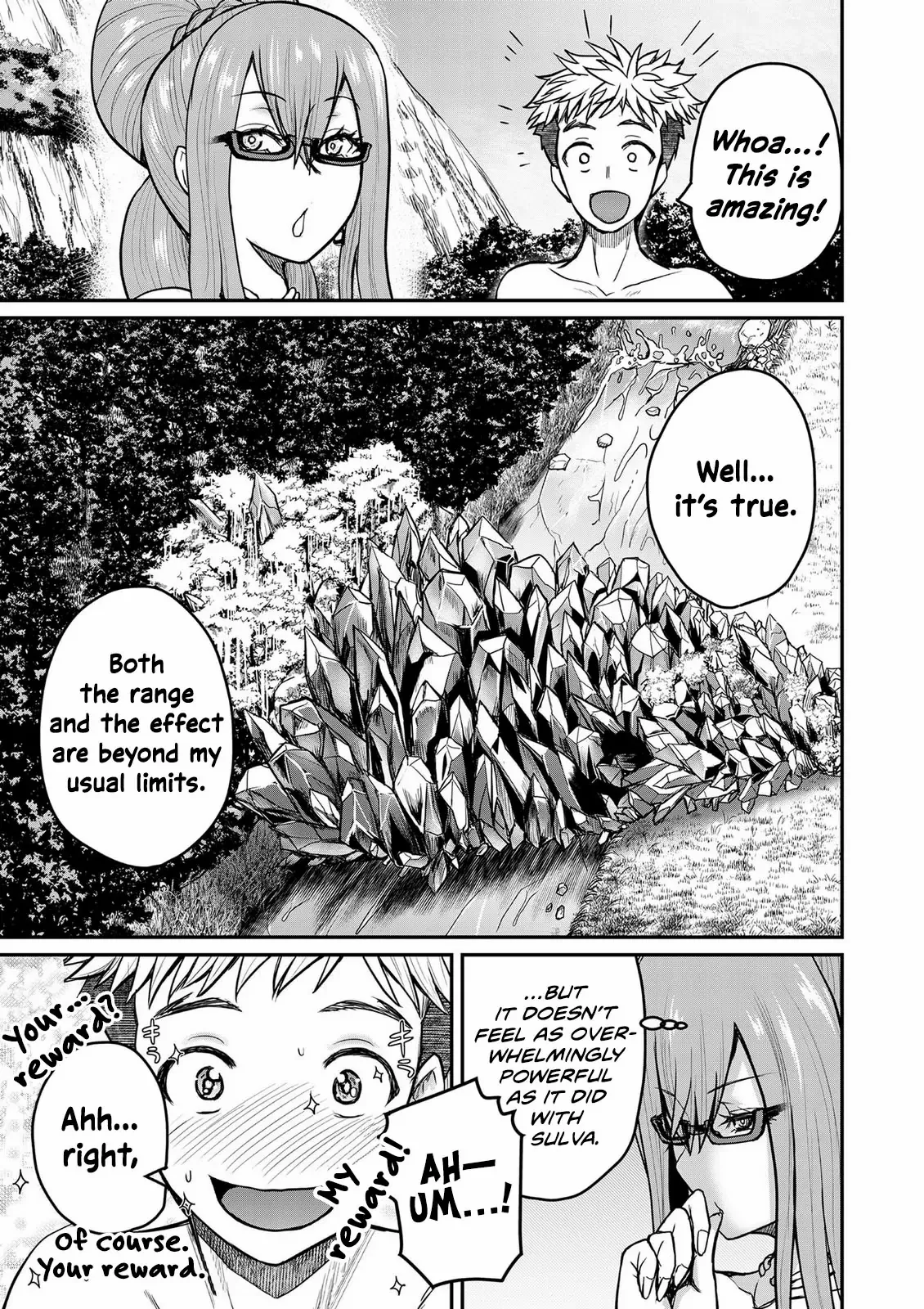 The Frontier Bathhouse Turns Into a Harem: The Overpowered Effects of a Run-Down Hot Spring Deep in the Mountains Make It Super Popular with Female Adventurers Chapter 4 page 21 - 