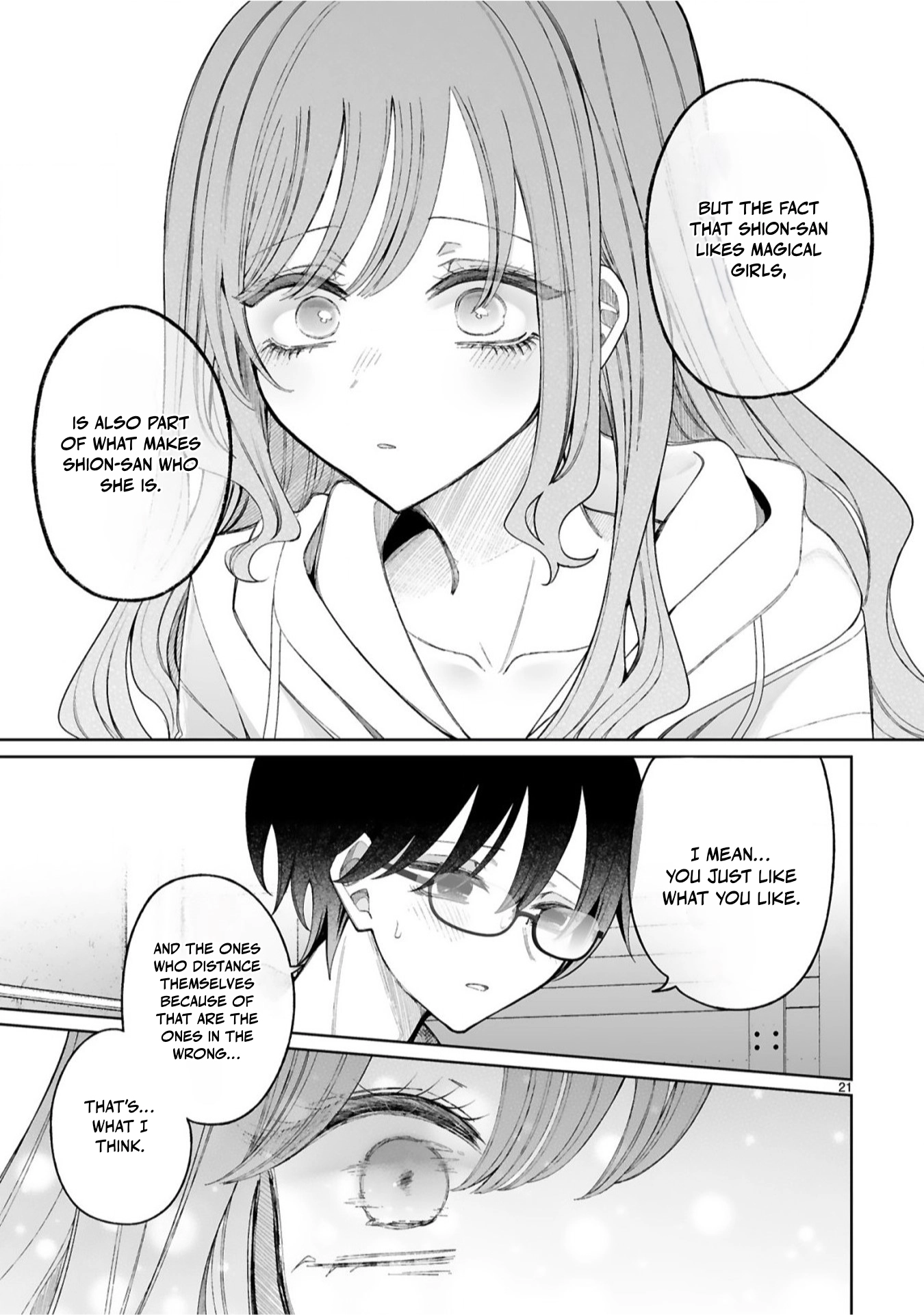 The Gal who is Kind to Magical Girls Chapter 4 page 21 - 