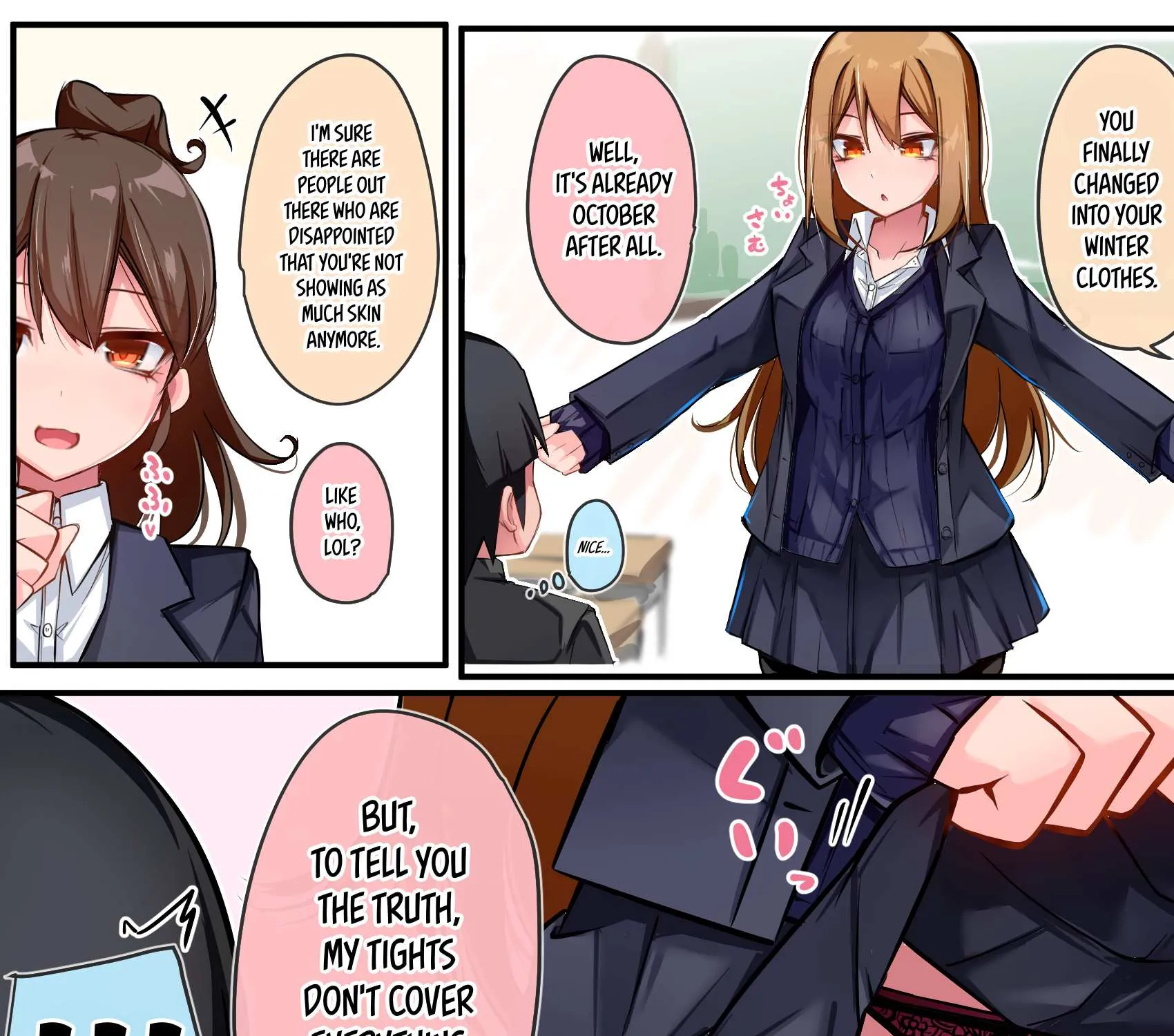 The Gals in My Class Treat Me Like Air Chapter 14 page 1 - 