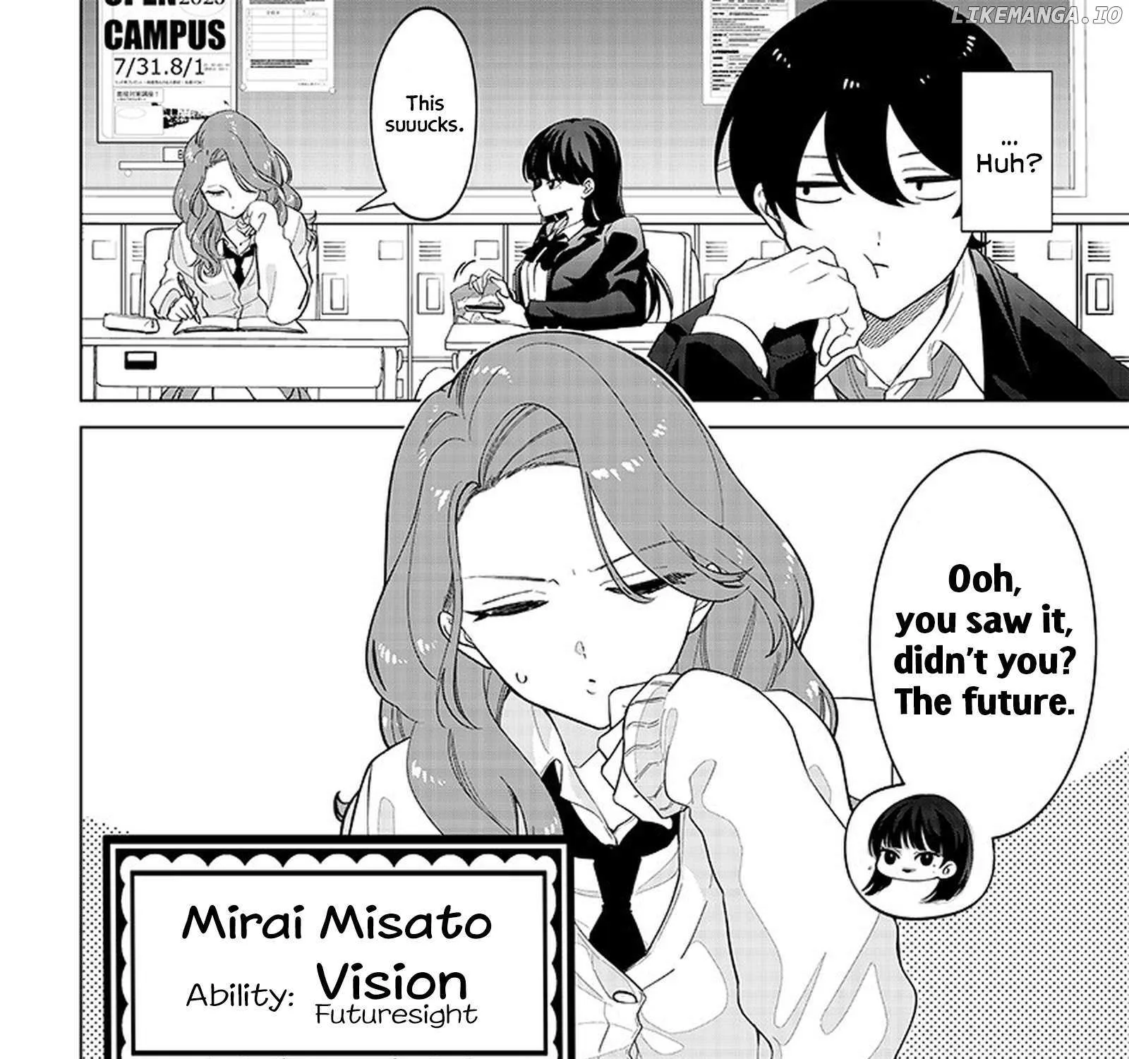 The Gals Who is Always Saying Insane Things. -My Daily Life at a Private Paranormal High School- Chapter 1 page 5 - 