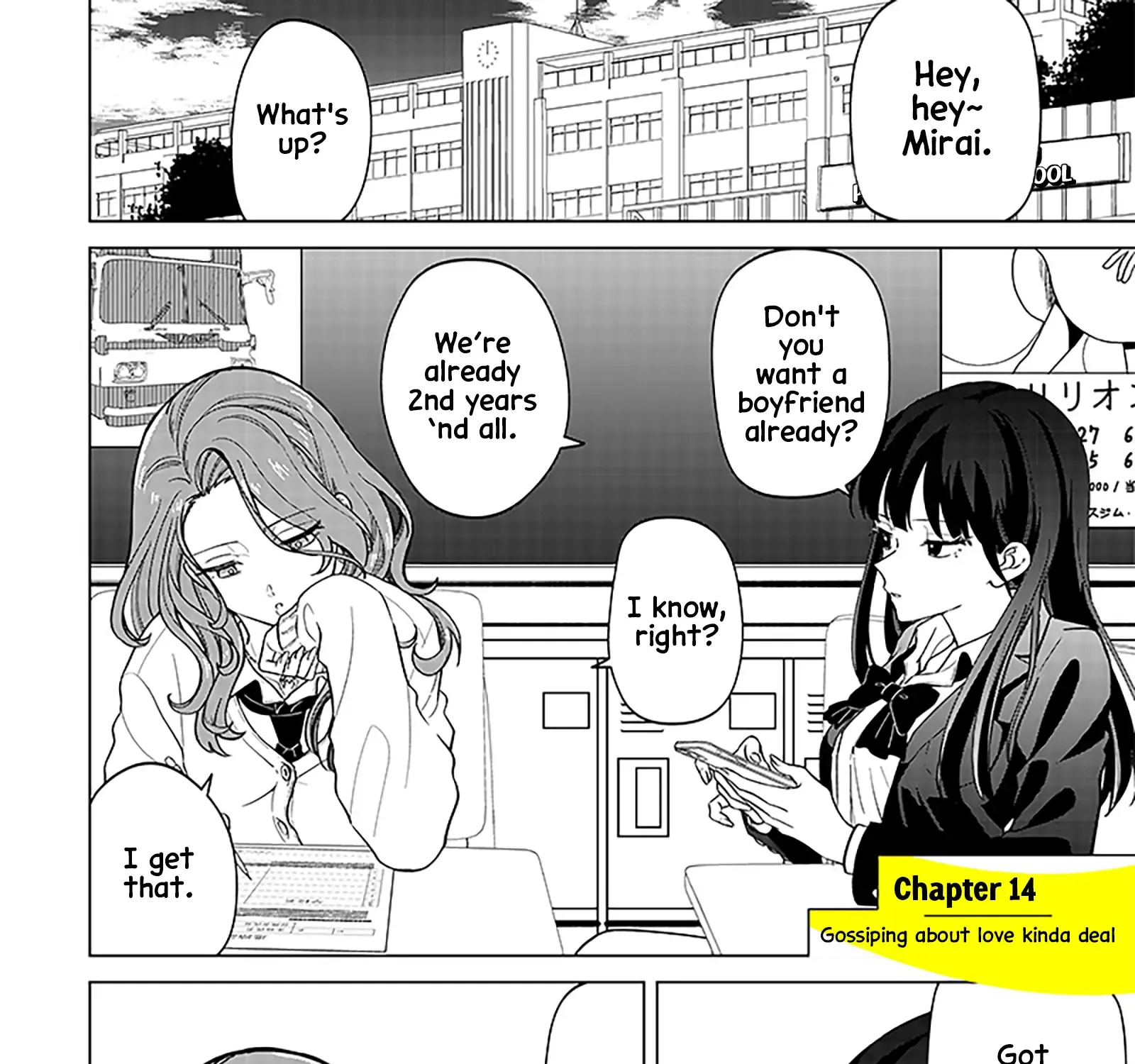 The Gals Who is Always Saying Insane Things. -My Daily Life at a Private Paranormal High School- Chapter 14 page 4 - 