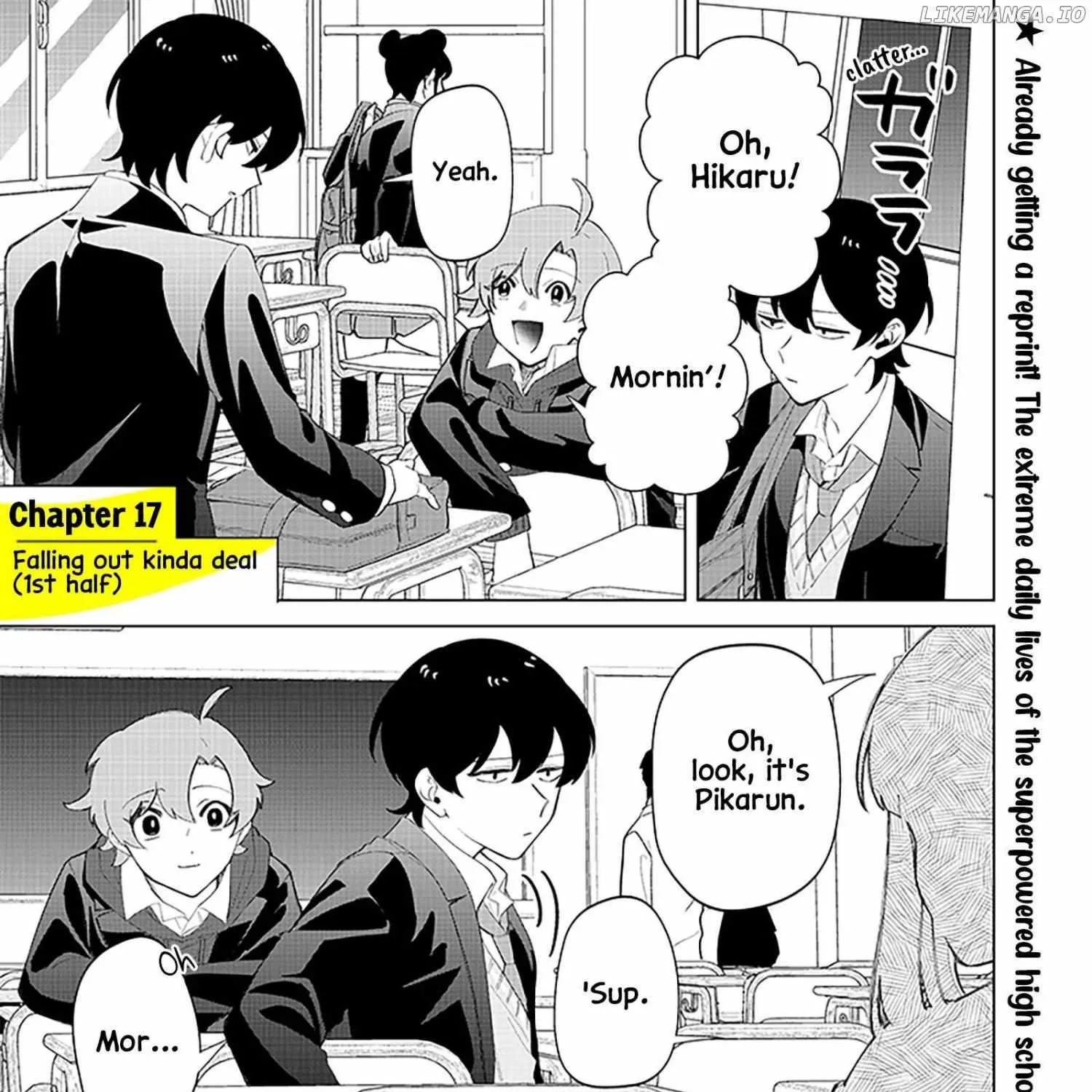 The Gals Who is Always Saying Insane Things. -My Daily Life at a Private Paranormal High School- Chapter 17 page 1 - 
