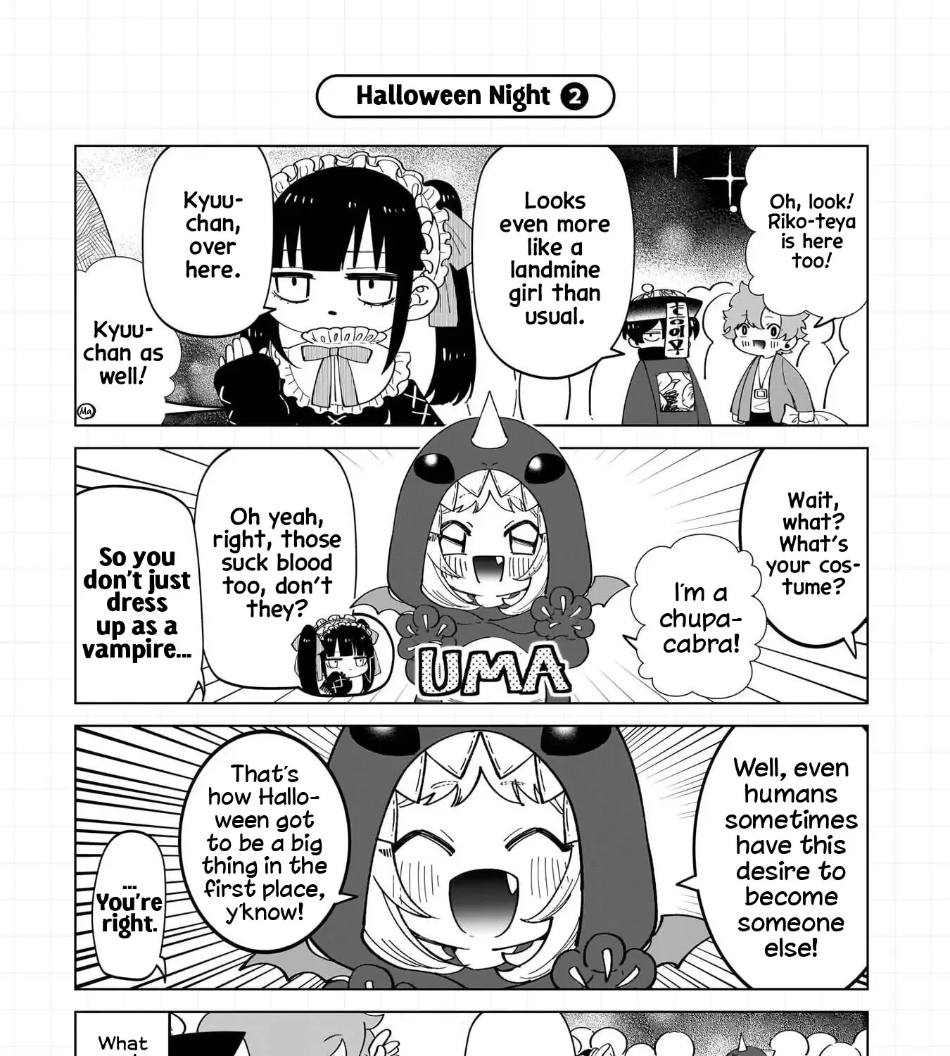 The Gals Who is Always Saying Insane Things. -My Daily Life at a Private Paranormal High School- Chapter 18.5 page 25 - 