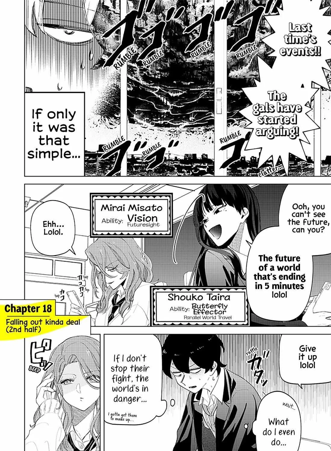 The Gals Who is Always Saying Insane Things. -My Daily Life at a Private Paranormal High School- Chapter 18 page 4 - 