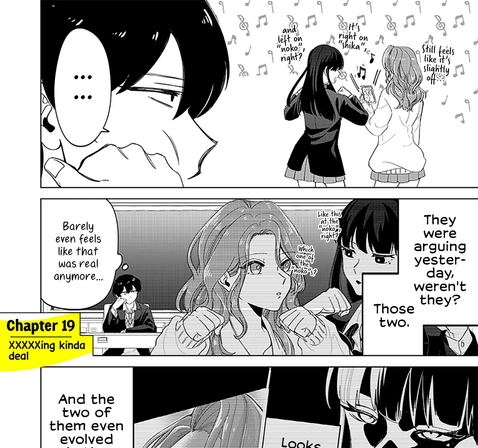 The Gals Who is Always Saying Insane Things. -My Daily Life at a Private Paranormal High School- Chapter 19 page 4 - 