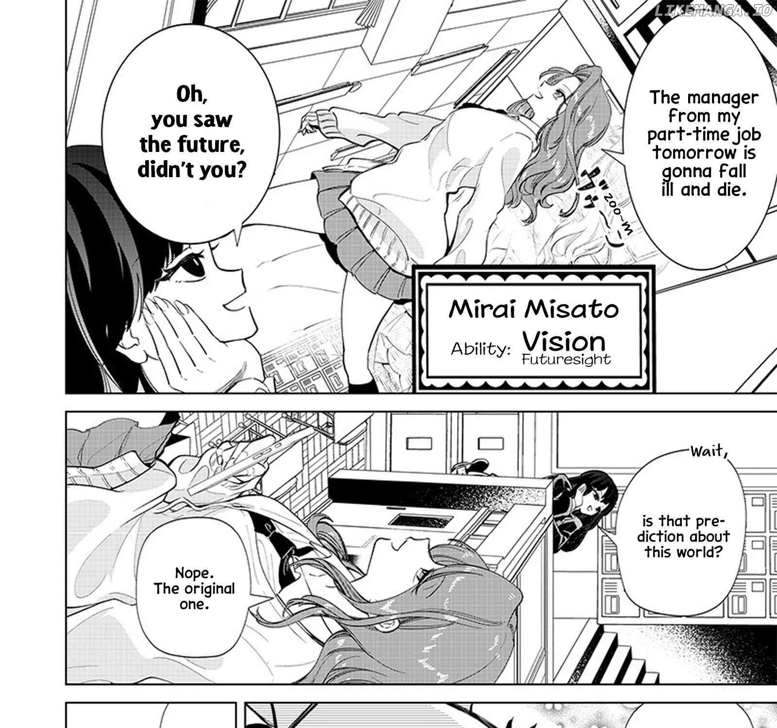 The Gals Who is Always Saying Insane Things. -My Daily Life at a Private Paranormal High School- Chapter 2 page 38 - 