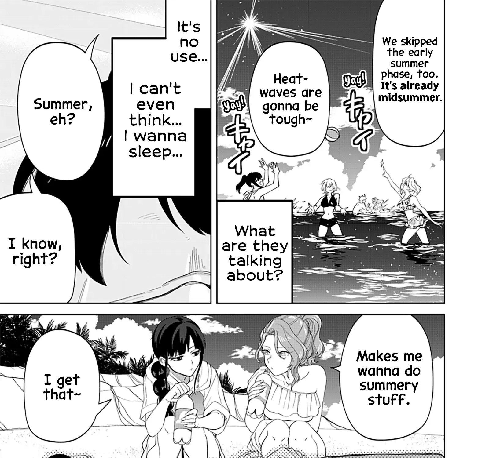 The Gals Who is Always Saying Insane Things. -My Daily Life at a Private Paranormal High School- Chapter 21 page 9 - 