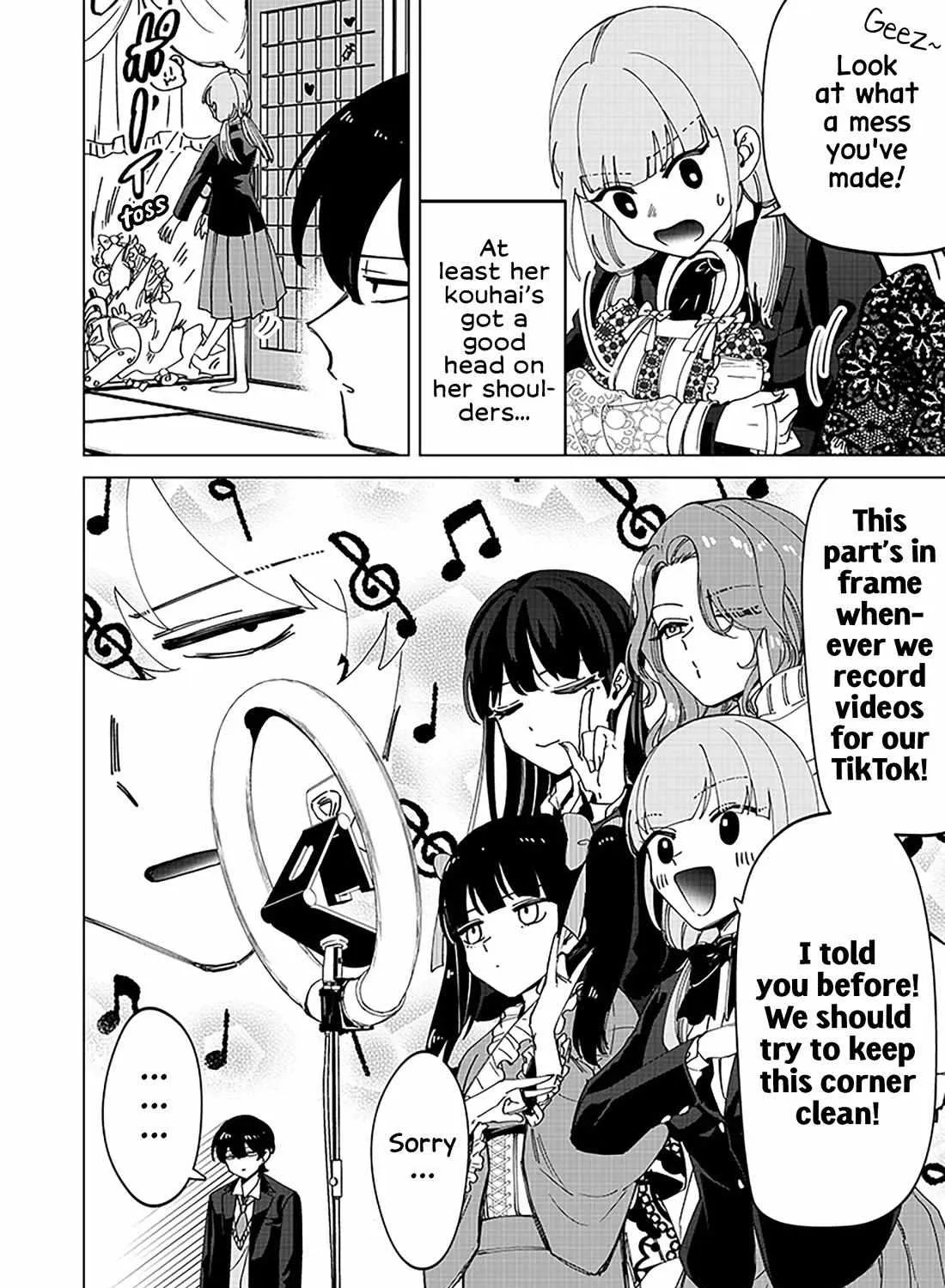 The Gals Who is Always Saying Insane Things. -My Daily Life at a Private Paranormal High School- Chapter 24.2 page 21 - 