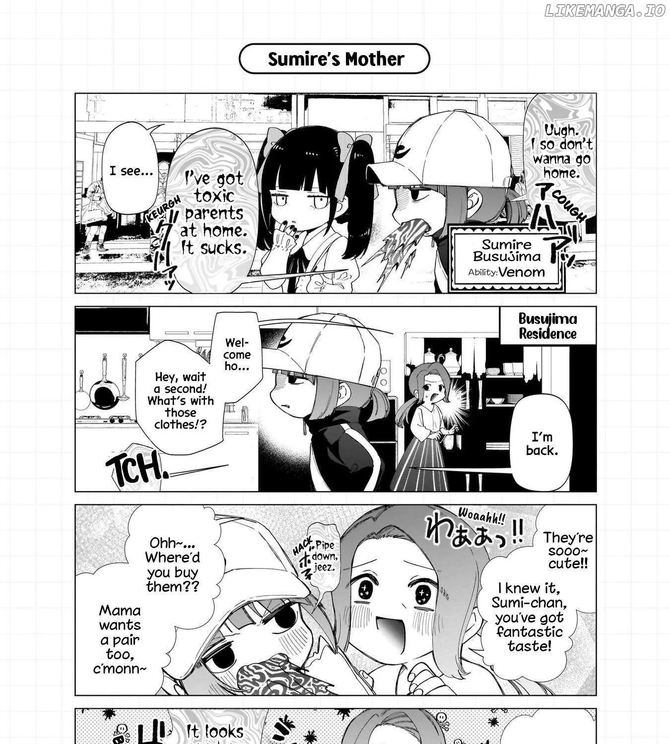 The Gals Who is Always Saying Insane Things. -My Daily Life at a Private Paranormal High School- Chapter 27.5 page 17 - 
