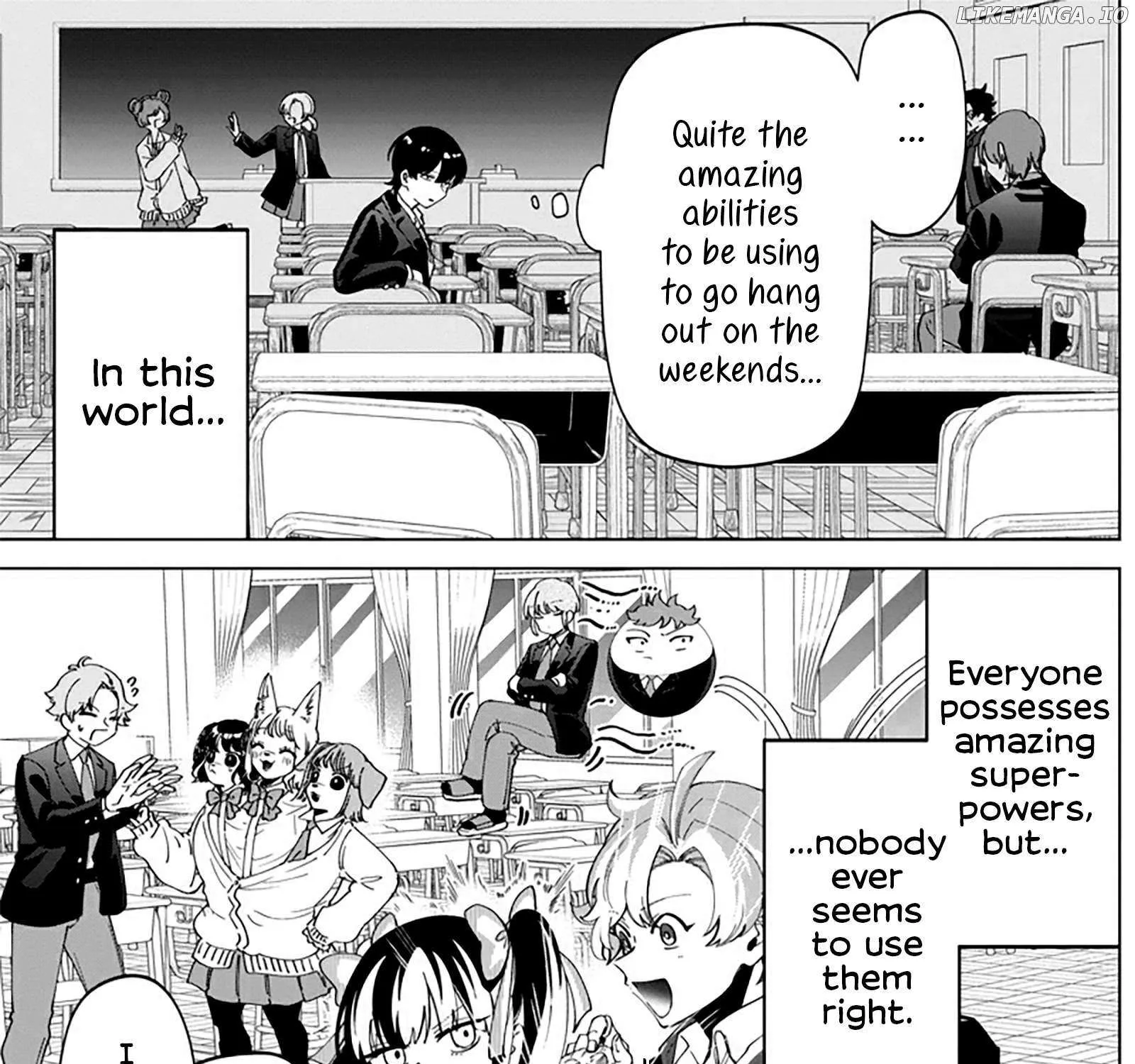 The Gals Who is Always Saying Insane Things. -My Daily Life at a Private Paranormal High School- Chapter 31.5 page 14 - 