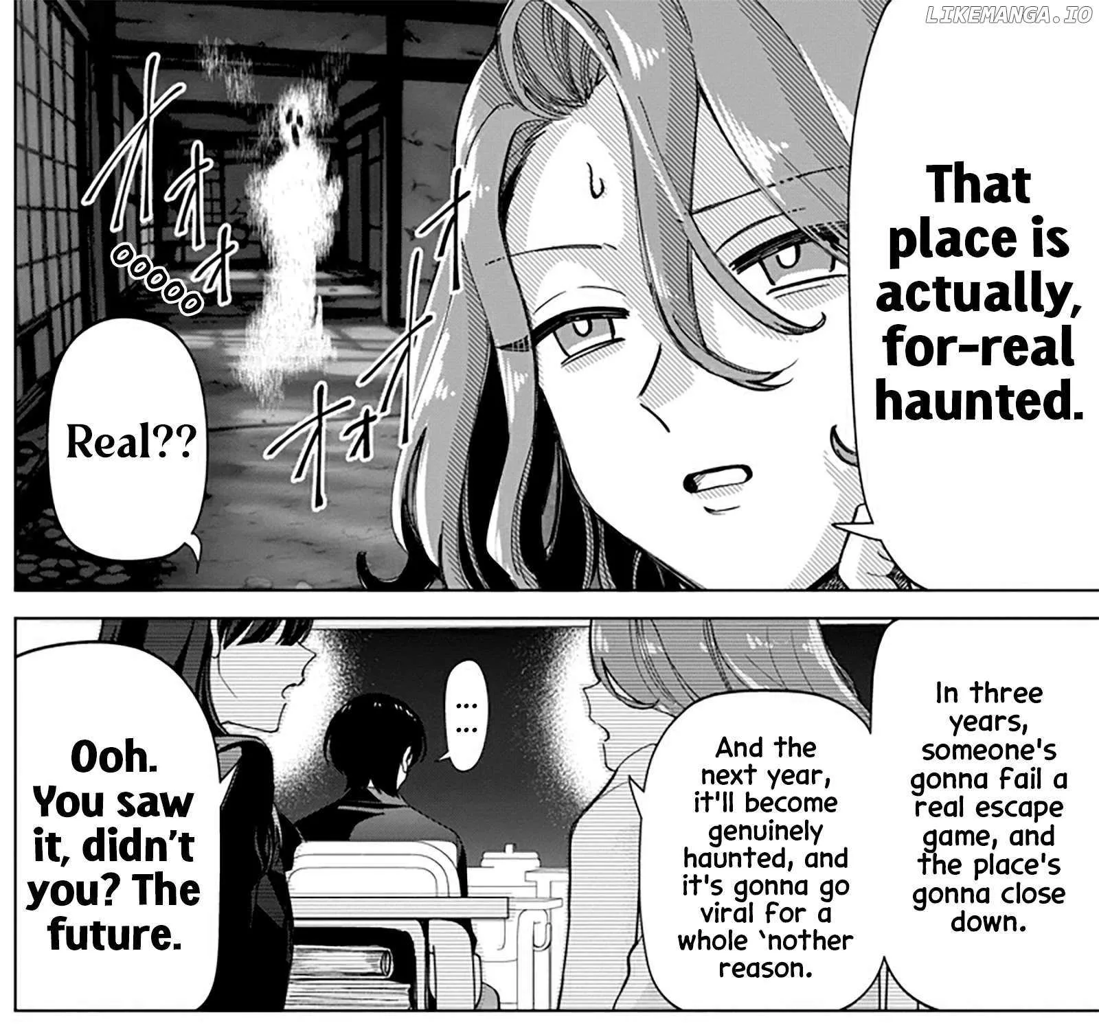 The Gals Who is Always Saying Insane Things. -My Daily Life at a Private Paranormal High School- Chapter 31.5 page 8 - 