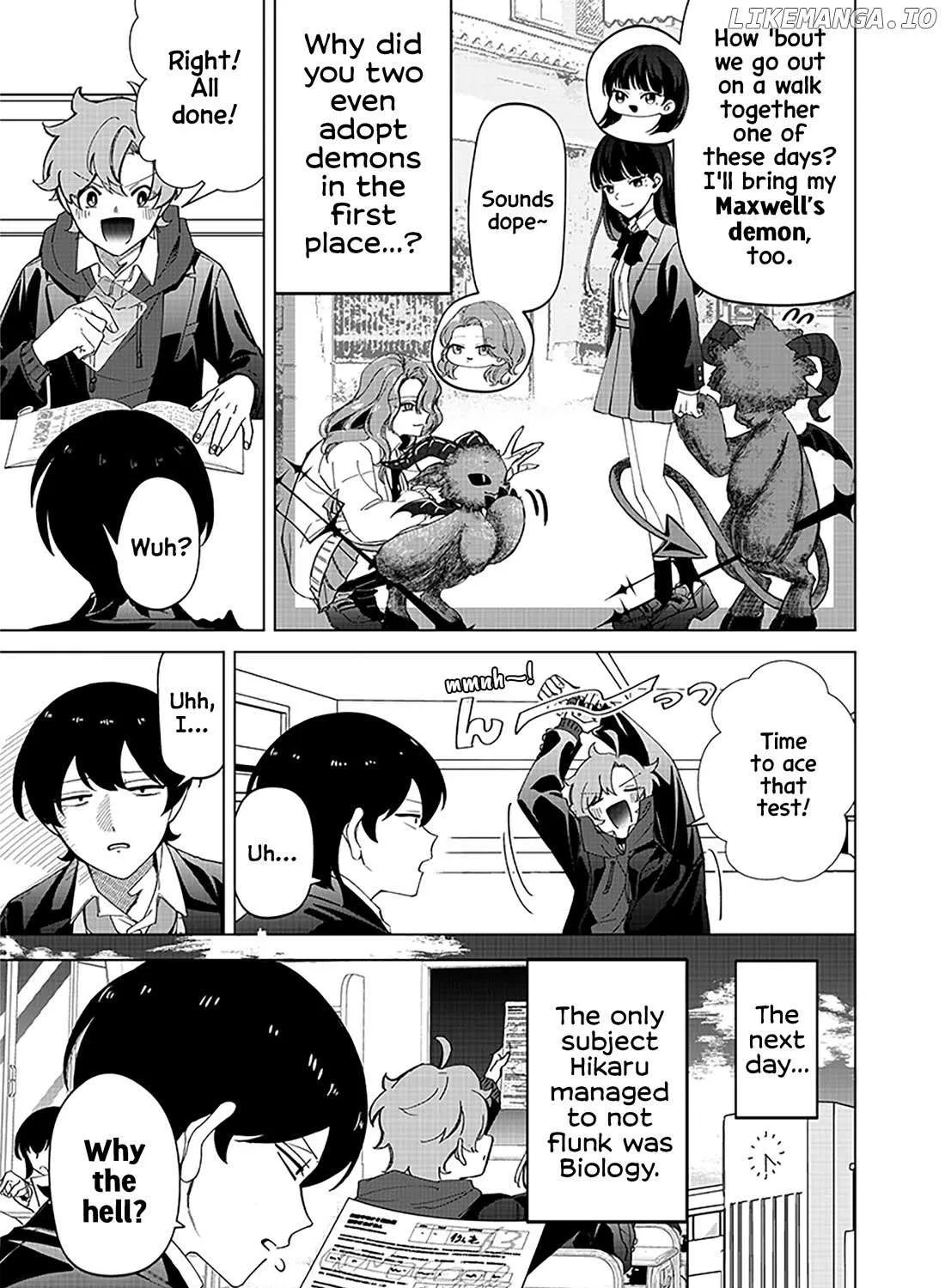 The Gals Who is Always Saying Insane Things. -My Daily Life at a Private Paranormal High School- Chapter 32 page 37 - 
