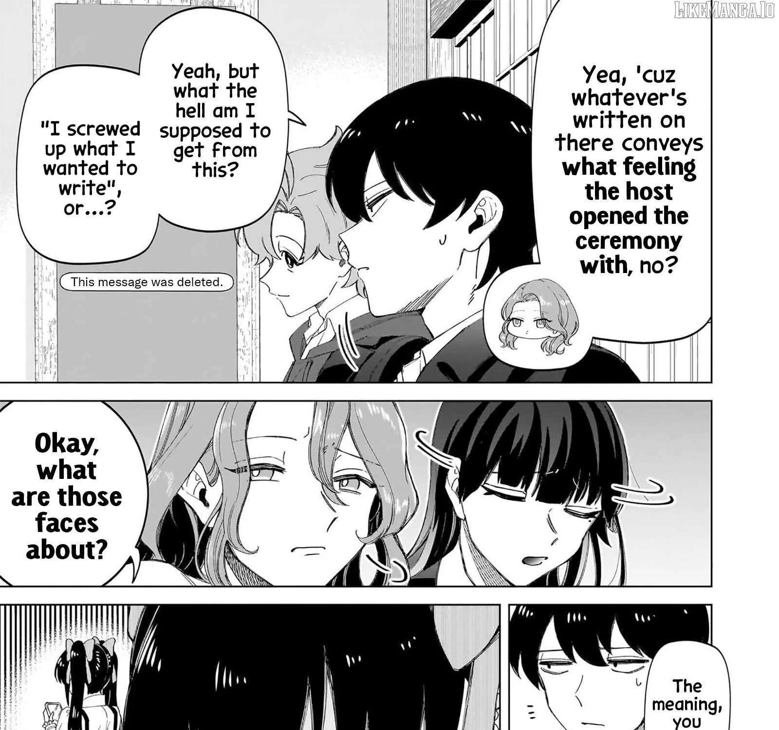 The Gals Who is Always Saying Insane Things. -My Daily Life at a Private Paranormal High School- Chapter 34 page 14 - 
