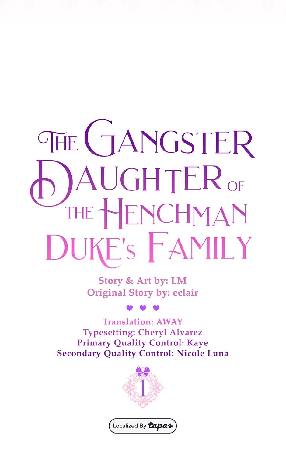 The Gangster Daughter of the Henchman Duke