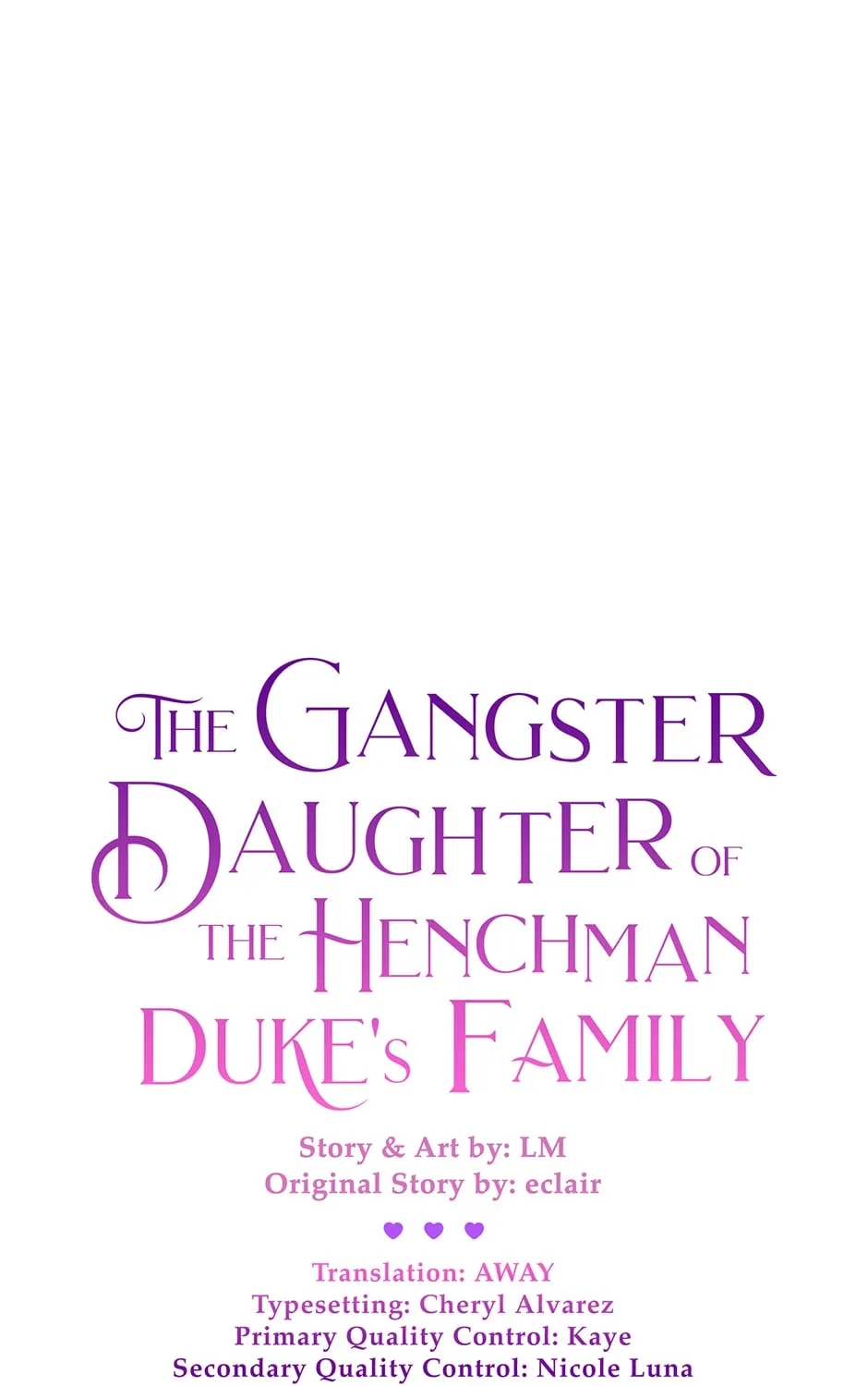 The Gangster Daughter of the Henchman Duke