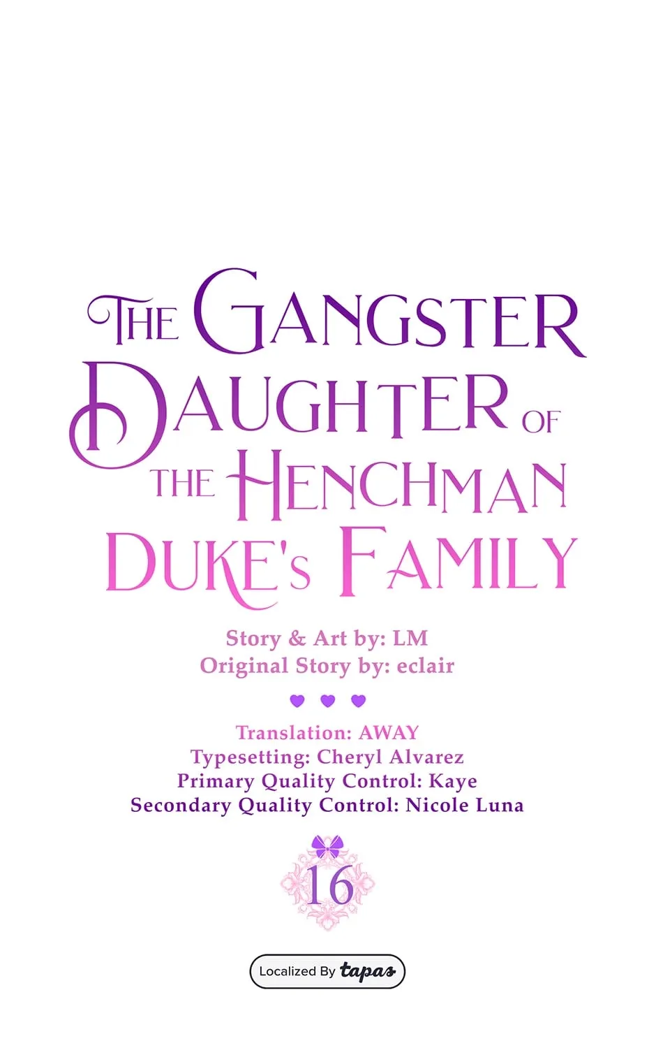 The Gangster Daughter of the Henchman Duke