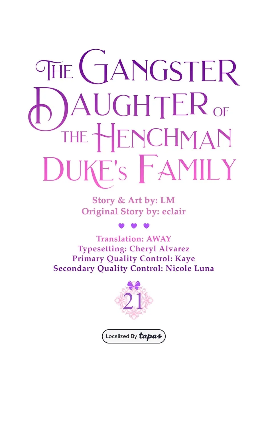 The Gangster Daughter of the Henchman Duke