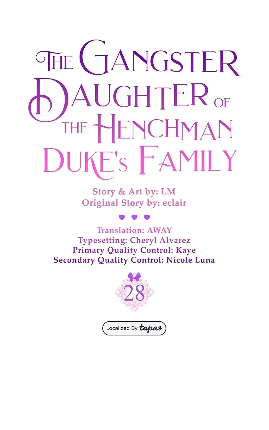 The Gangster Daughter of the Henchman Duke