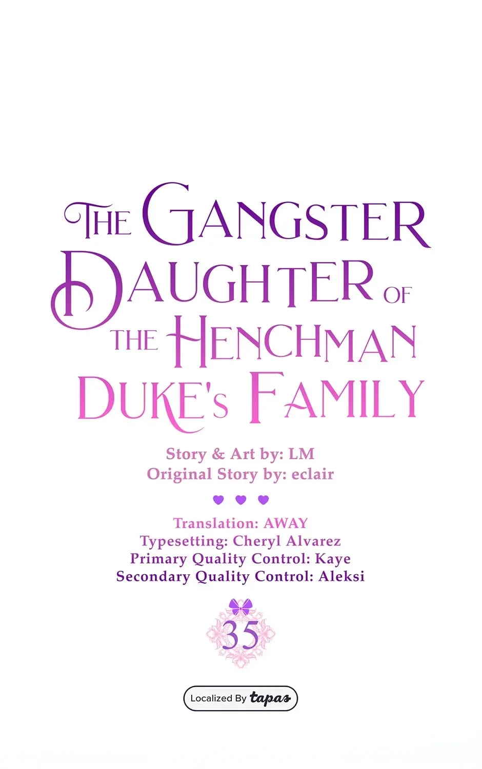 The Gangster Daughter of the Henchman Duke
