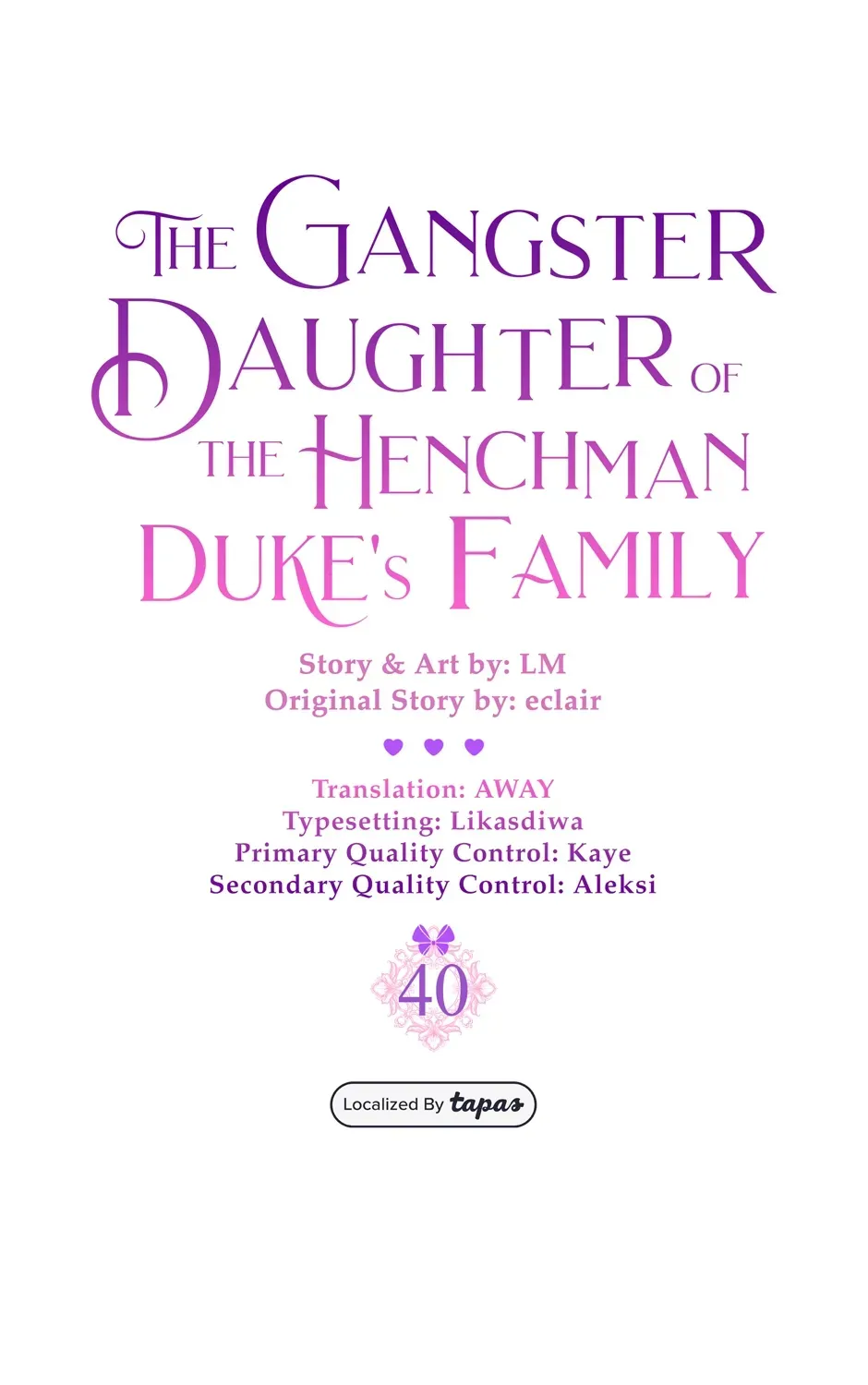The Gangster Daughter of the Henchman Duke