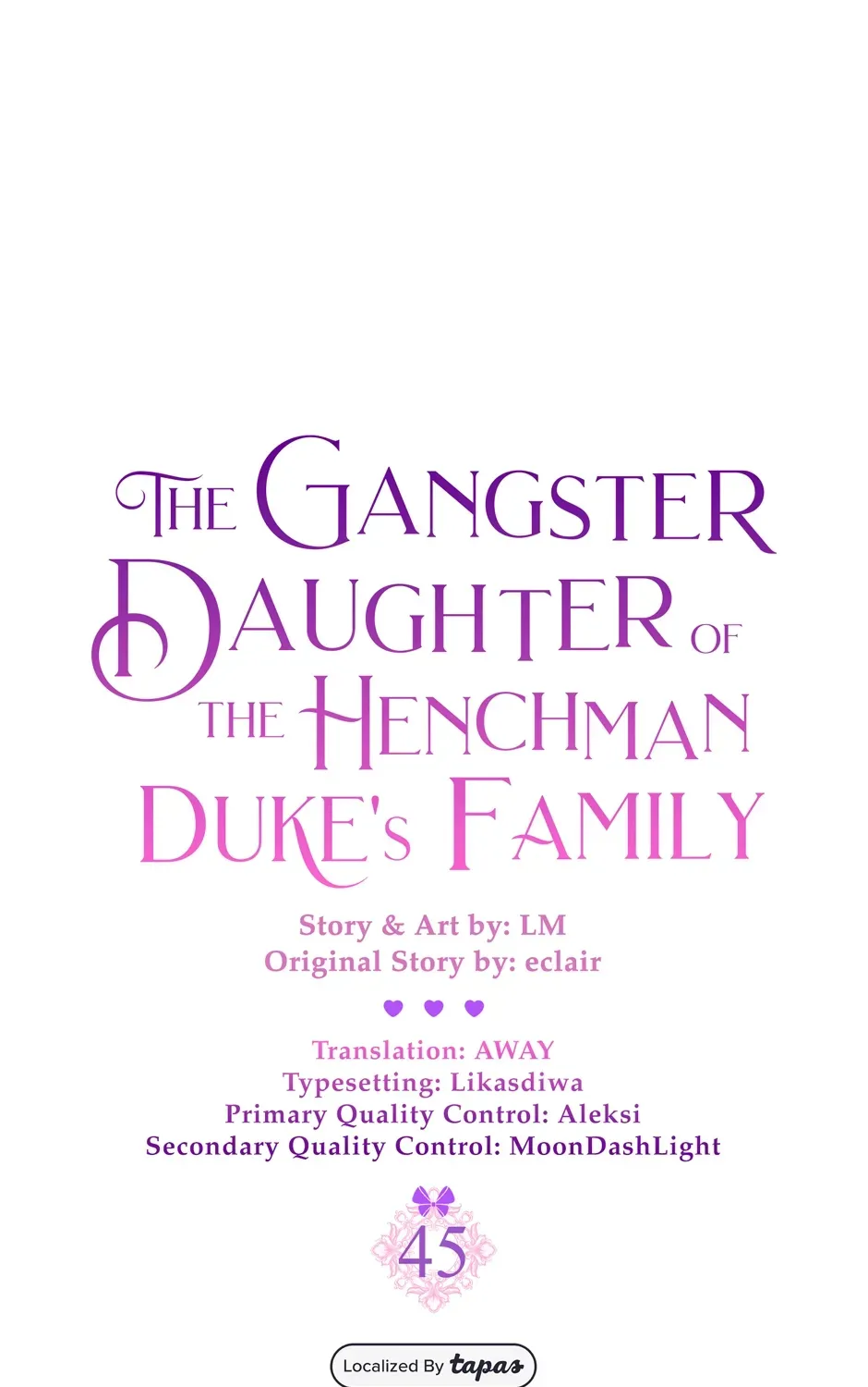 The Gangster Daughter of the Henchman Duke
