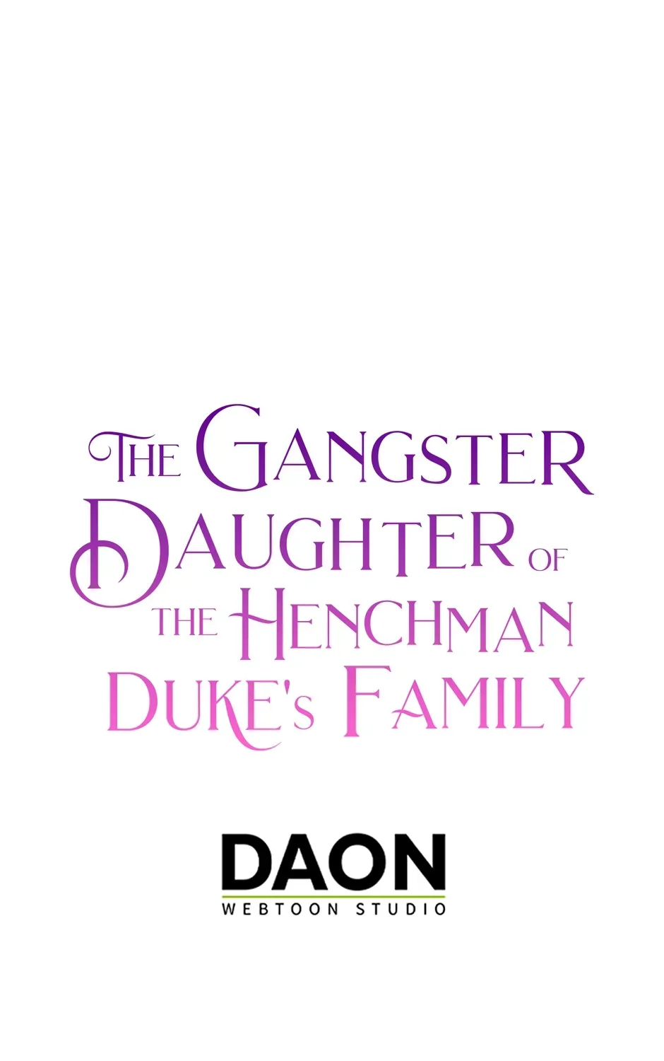 The Gangster Daughter of the Henchman Duke