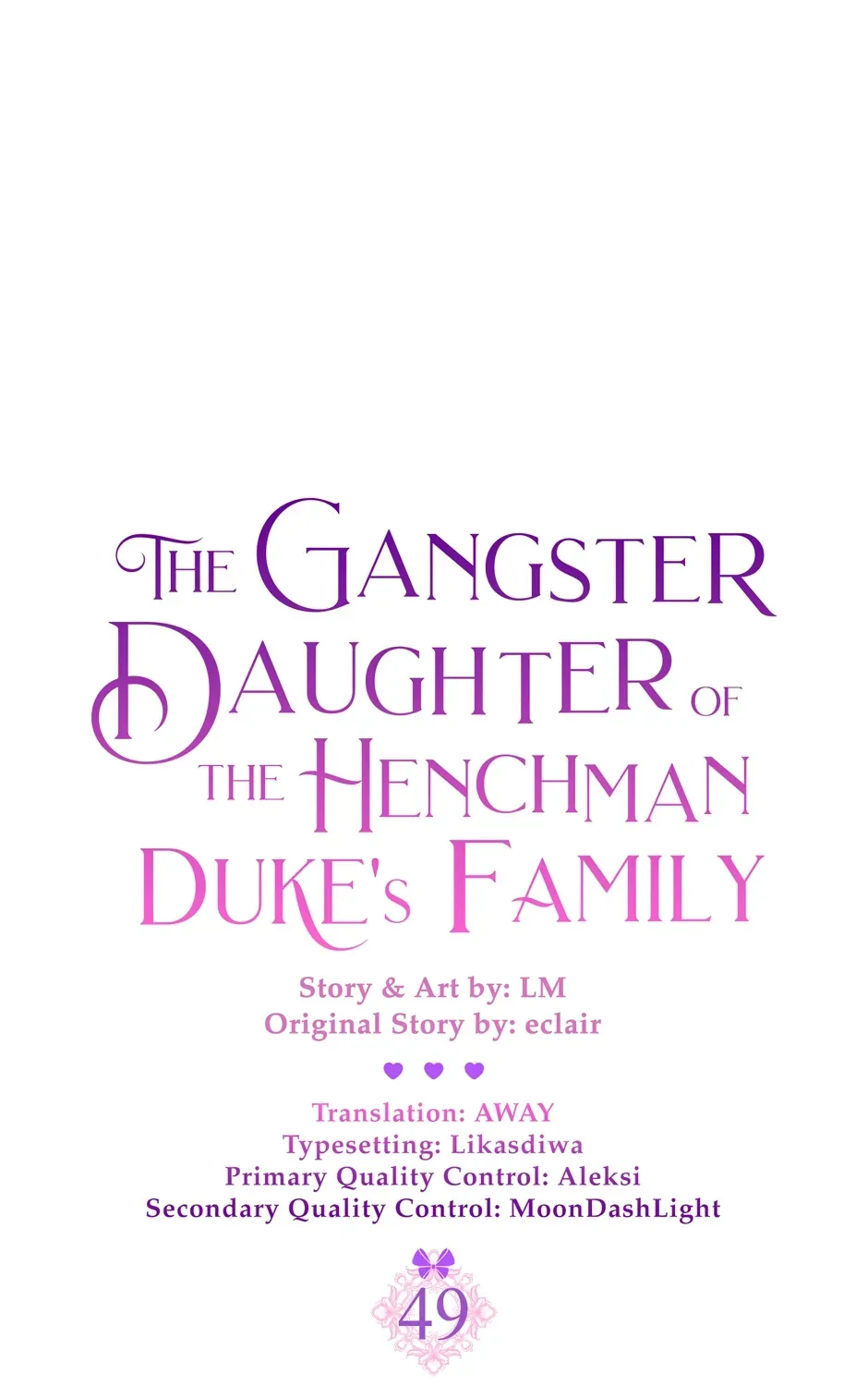The Gangster Daughter of the Henchman Duke