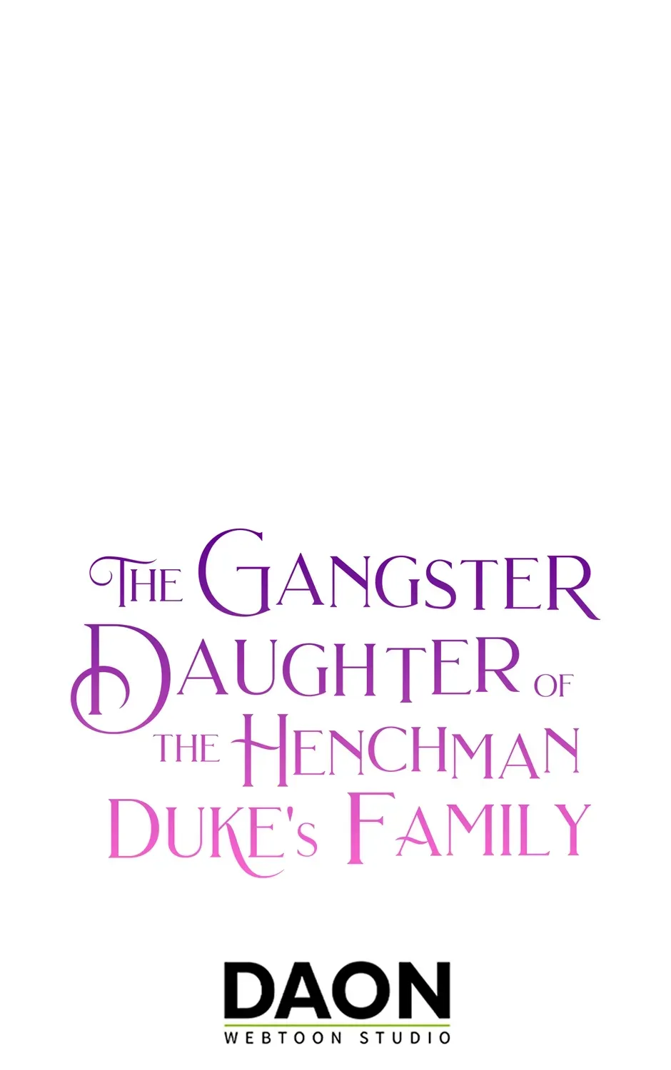 The Gangster Daughter of the Henchman Duke