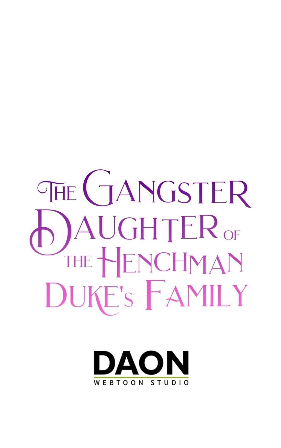 The Gangster Daughter of the Henchman Duke