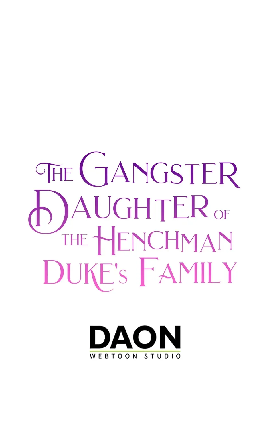 The Gangster Daughter of the Henchman Duke