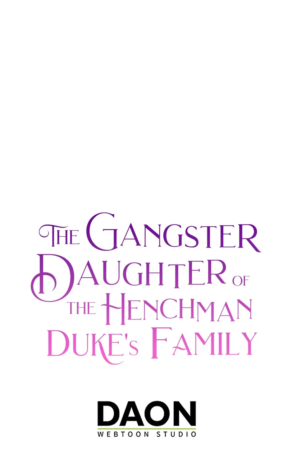 The Gangster Daughter of the Henchman Duke