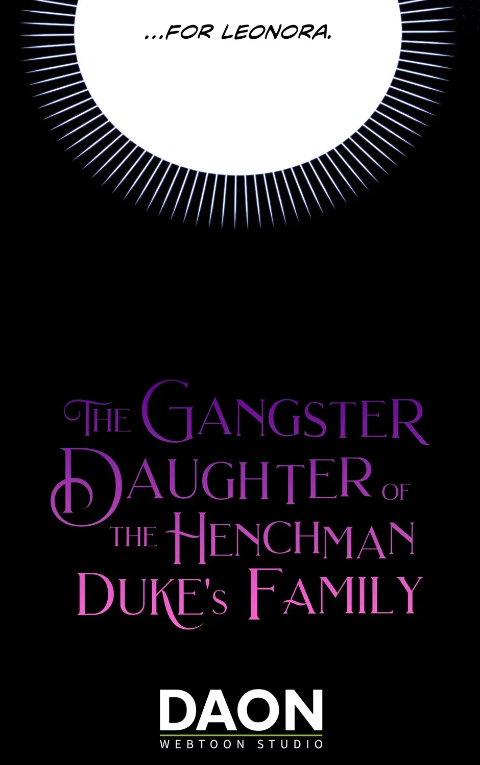 The Gangster Daughter of the Henchman Duke