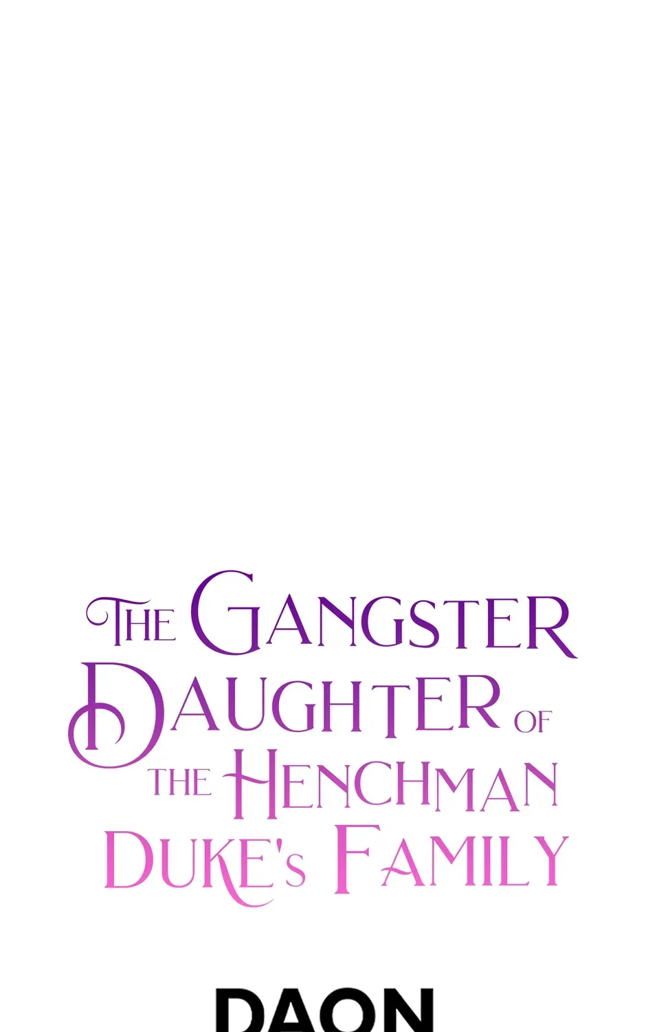 The Gangster Daughter of the Henchman Duke