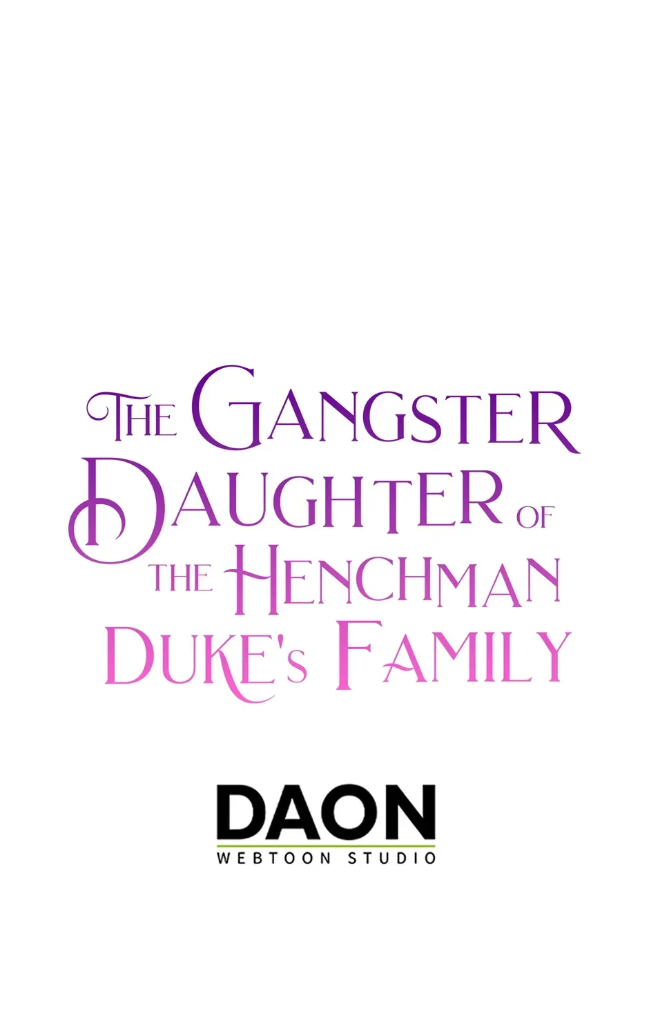The Gangster Daughter of the Henchman Duke